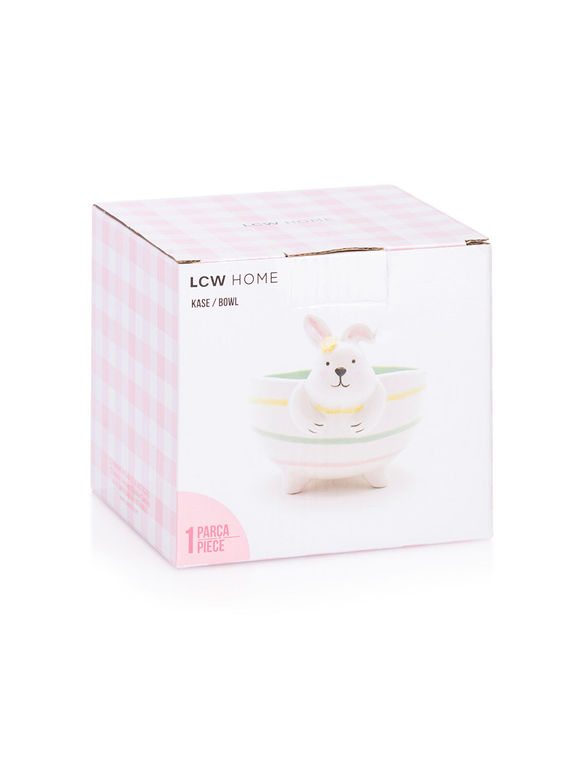 Rabbit Figurine Ceramic Bowl 13 cm -S5CJ05Z8-M0T - LC Waikiki