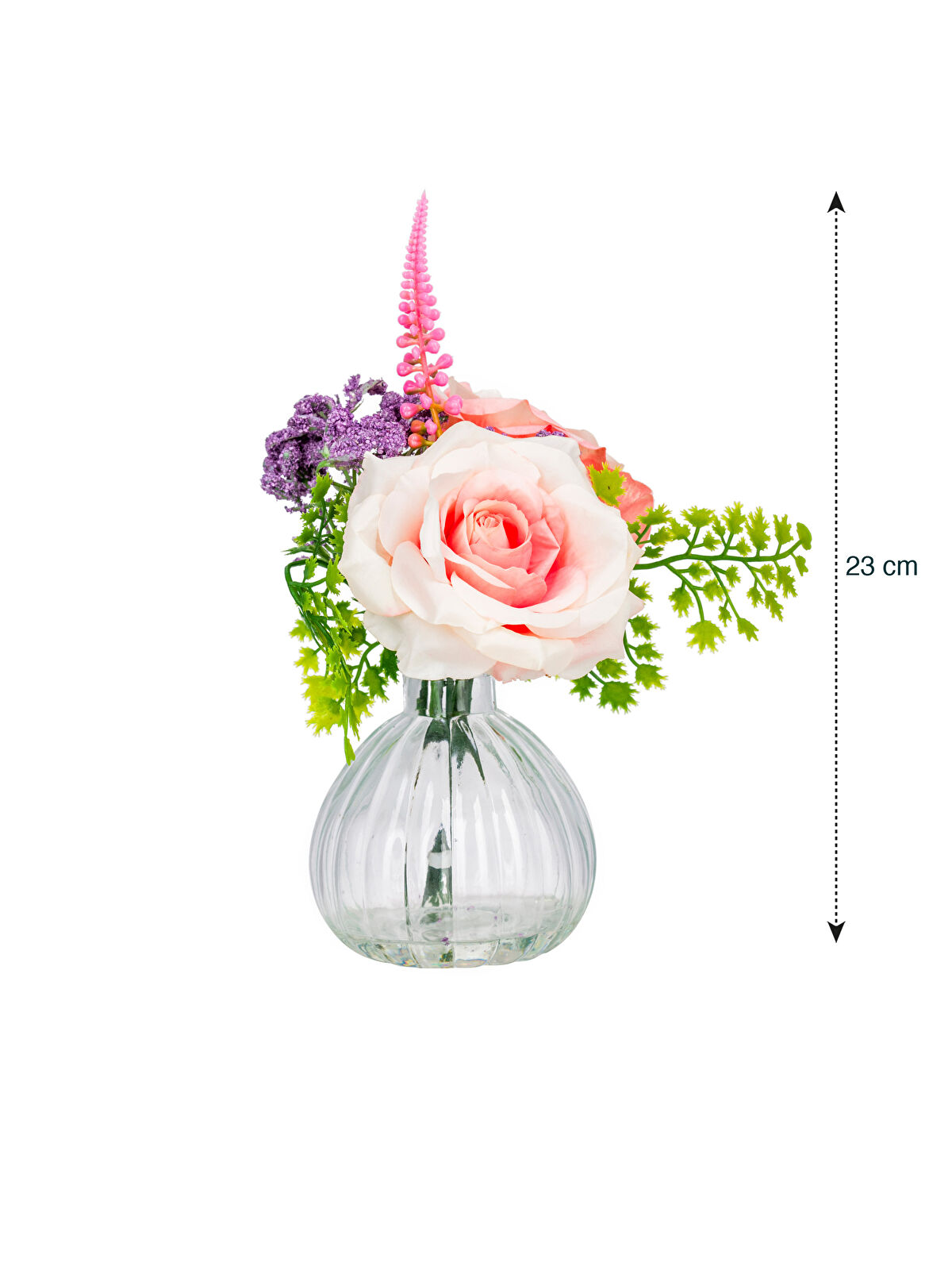 Karişik Fanuslu Yapay Çiçek 23 cm - S5DT03Z8-M0T | LCW