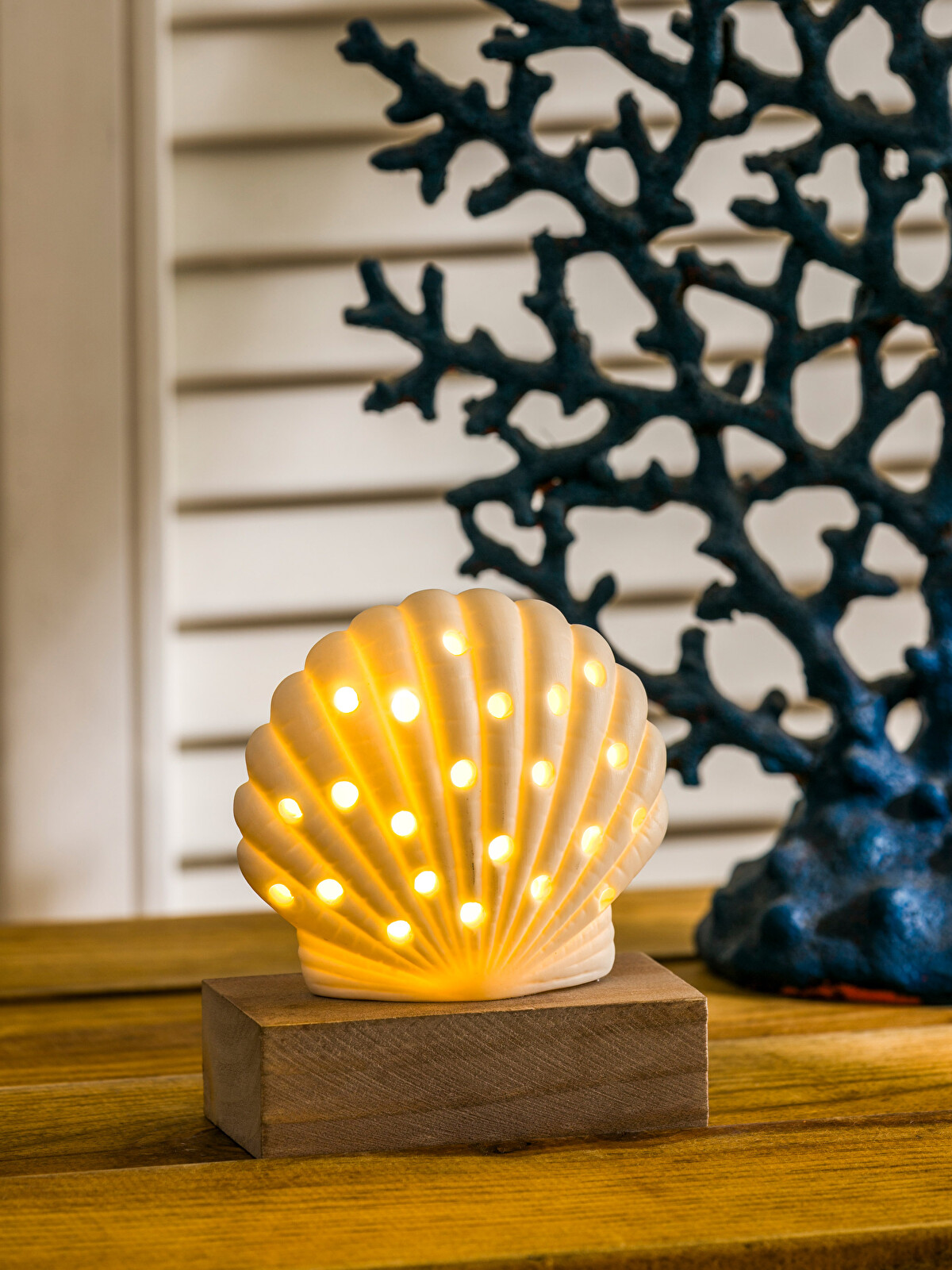 LCW HOME Sea Shell Figurine Decorative Light 10 Cm - S5G727Z8-J5E