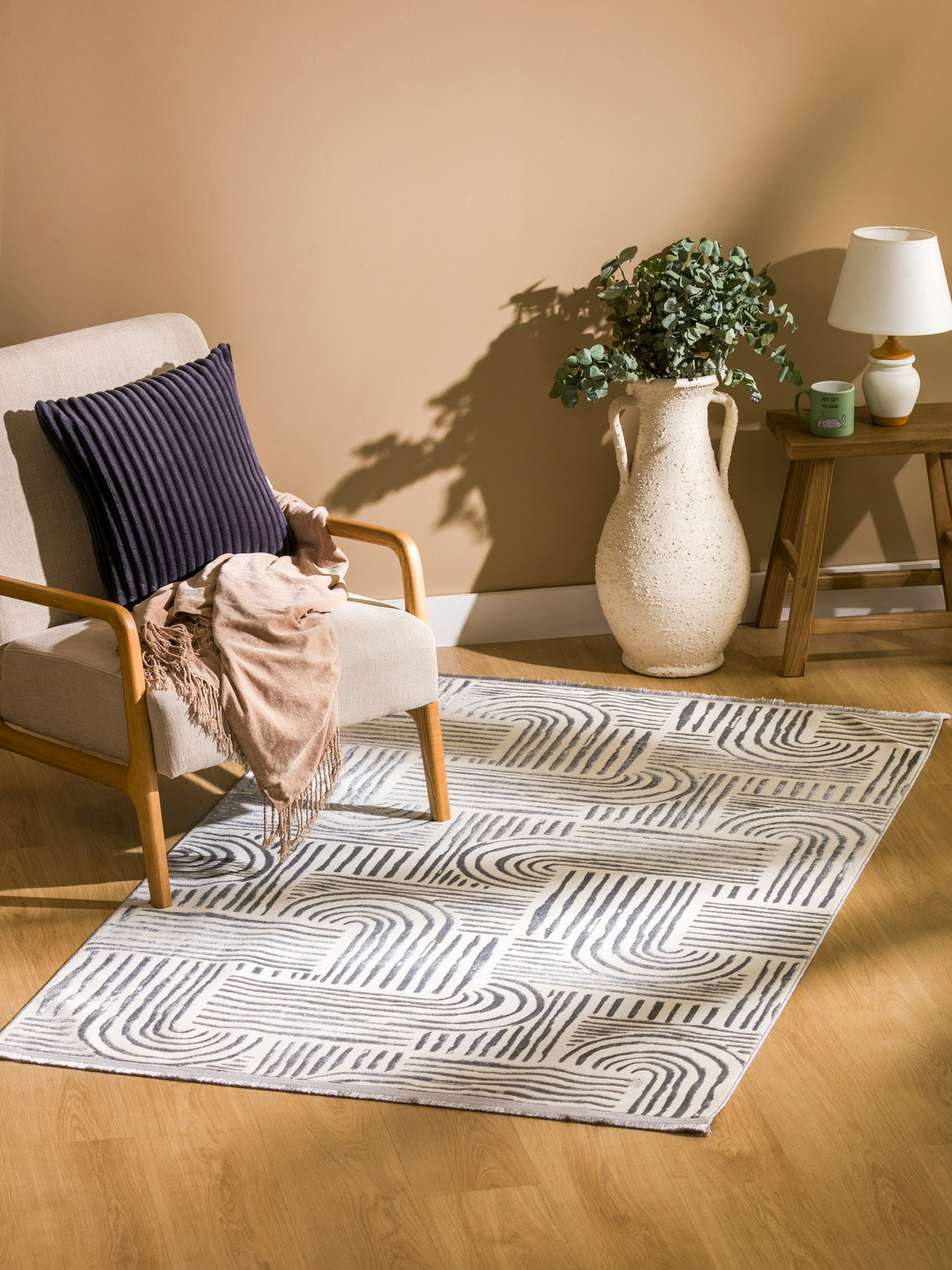 LCW HOME Patterned Carpet 120x180 Cm - S5JF59Z8-LQJ | LC Waikiki