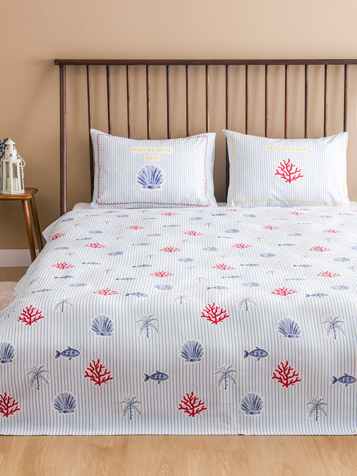LCW HOME Printed Cotton Baby Boy Pique 100x150 Cm -S1HU35Z1