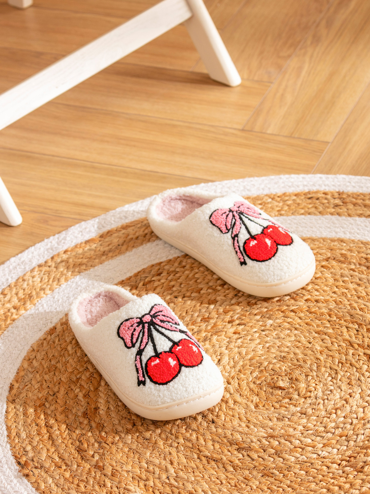 LCW HOME Cherry Embroidered Women's Home Slippers - S62713Z8-R9J