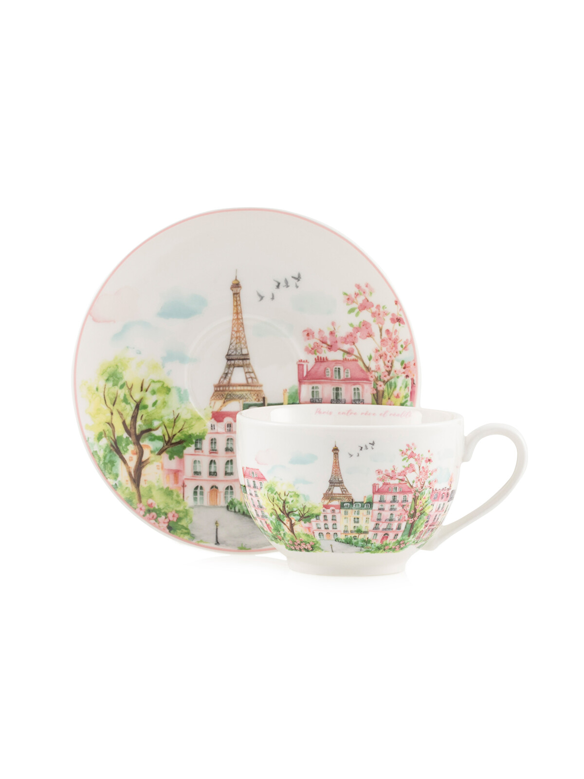 LCW HOME Printed Porcelain Tea Cup Set - S67398Z8-F9C | LC Waikiki
