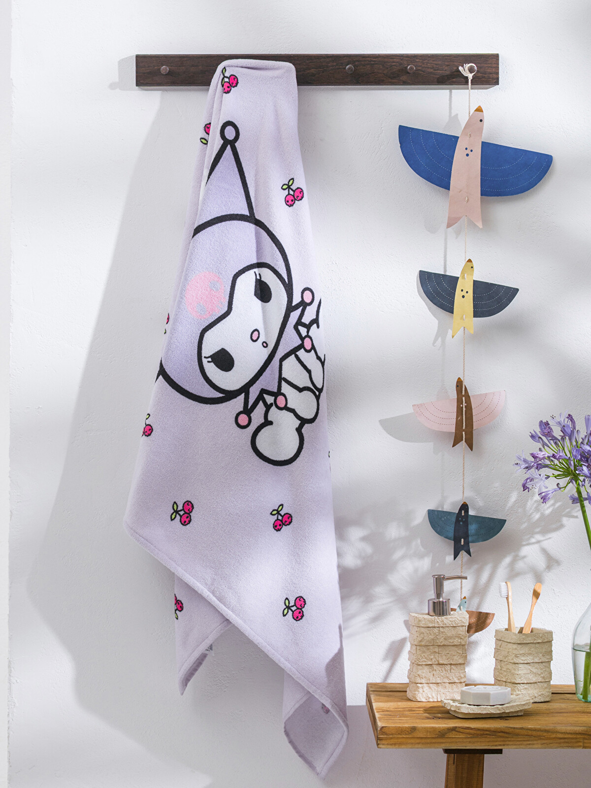 LCW HOME Kuromi Printed Women's Beach Towel 75x150 Cm - S5RV53Z8