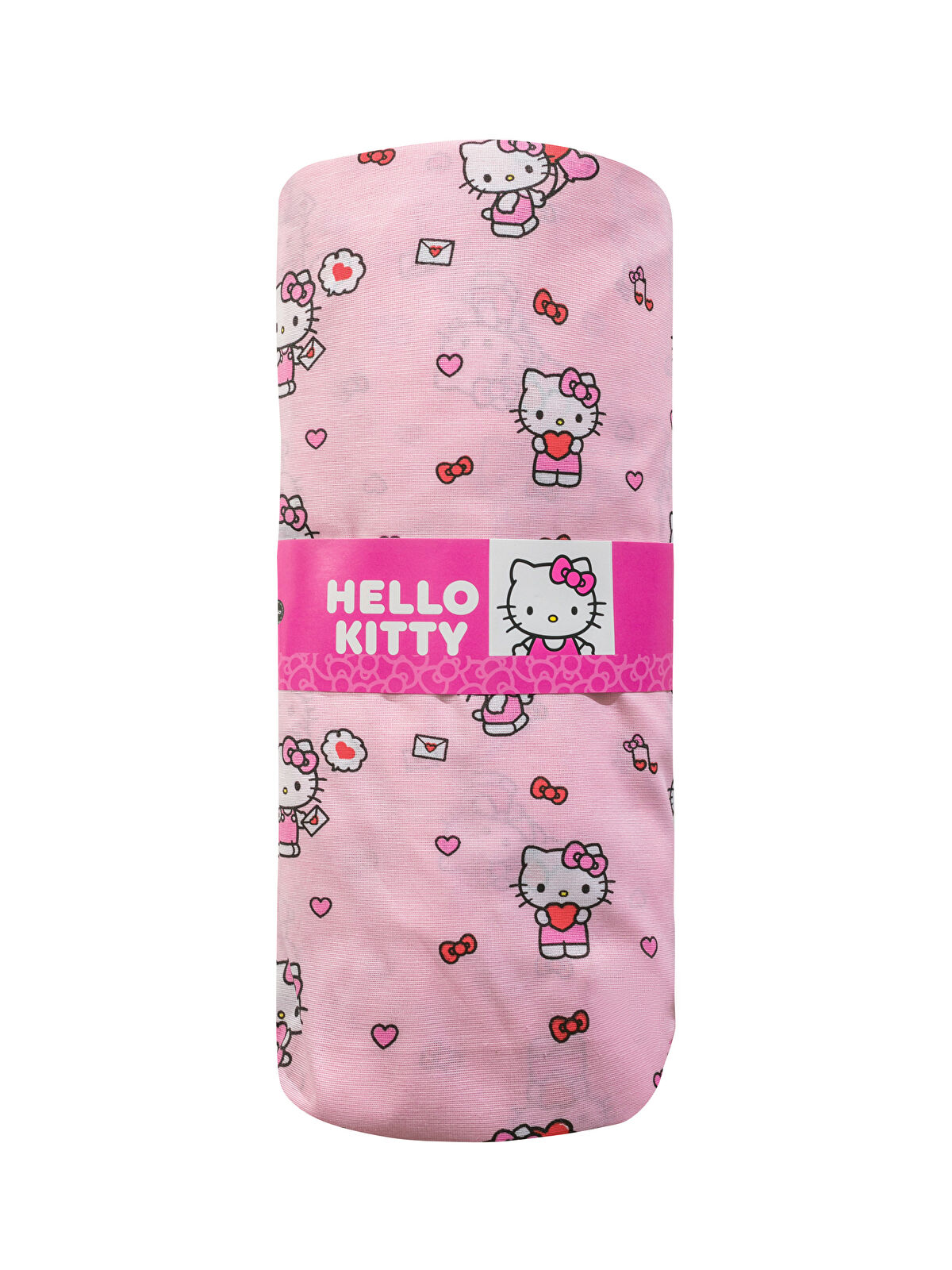 LCW HOME Pembe Hello Kitty Baskılı Tek Kişilik Lastikli Çarşaf