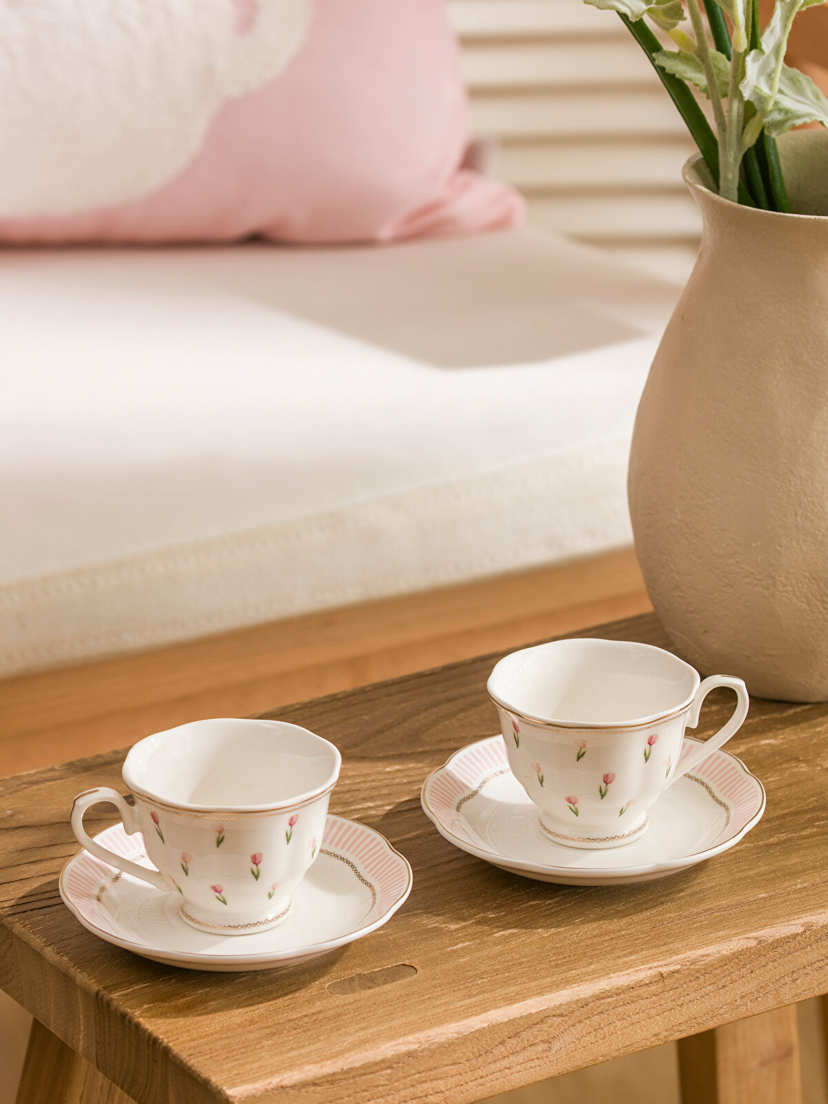 LCW HOME Karışık 2 Kişilik Porselen Çay Fincan Takımı 220 Ml