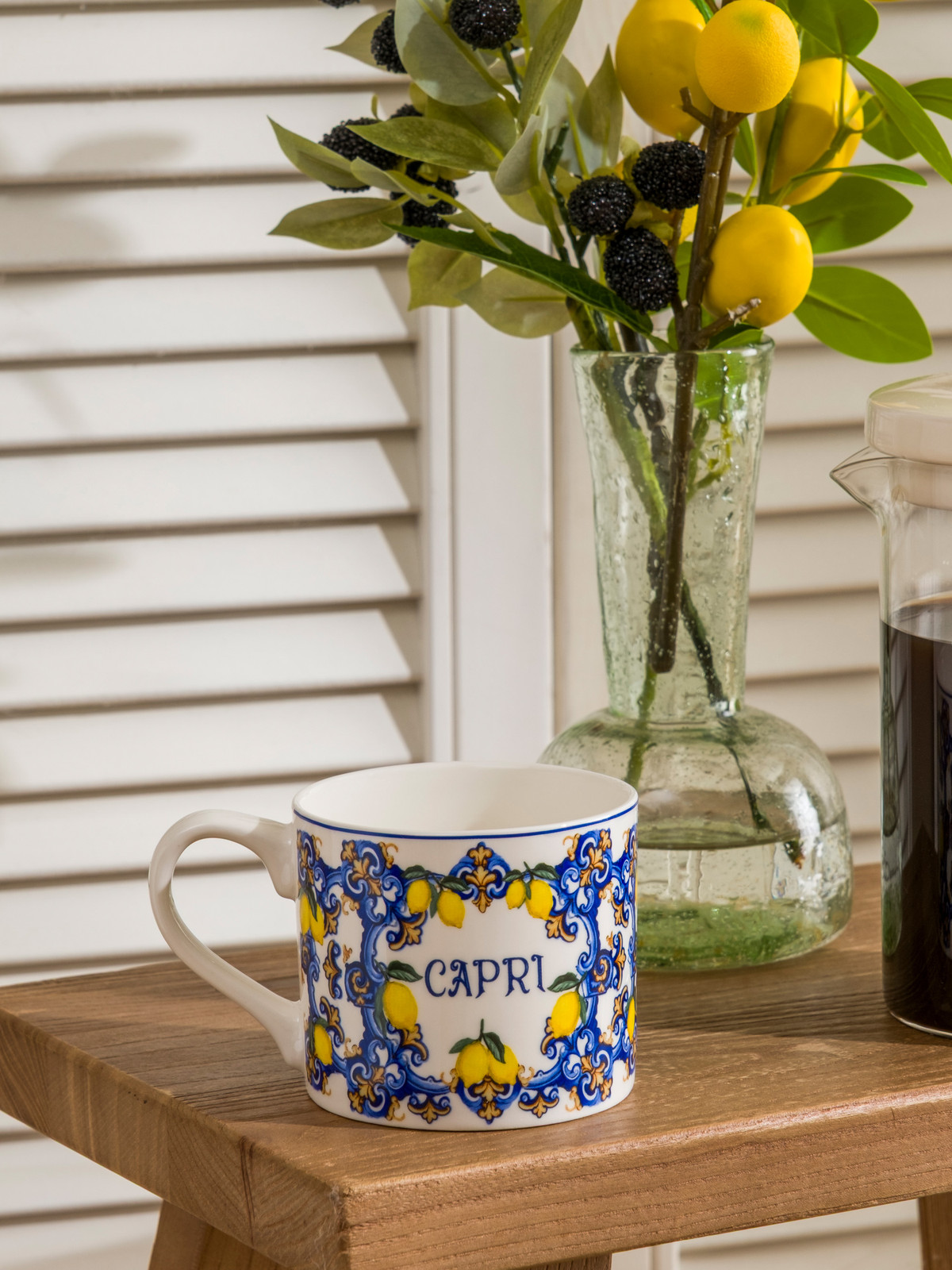 LCW HOME Lemon Patterned Porcelain Mug 355 Ml - S6G408Z8-F9C | LC