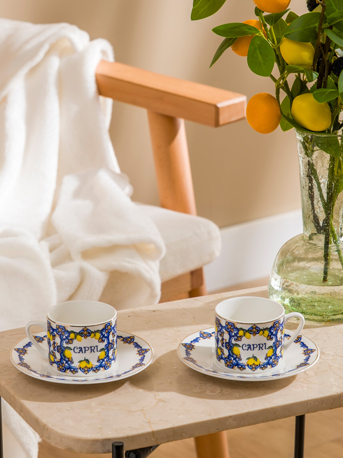 LCW HOME Karışık 2 Kişilik Porselen Kahve Fincan Takımı 90 ml