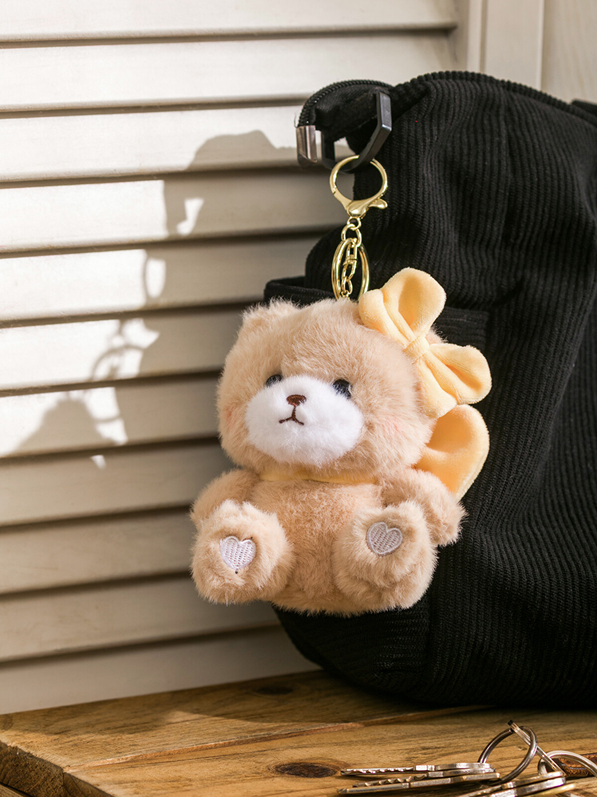 LCW HOME Teddy Bear Charm Keychain - S6HH30Z1-M0T | LC Waikiki
