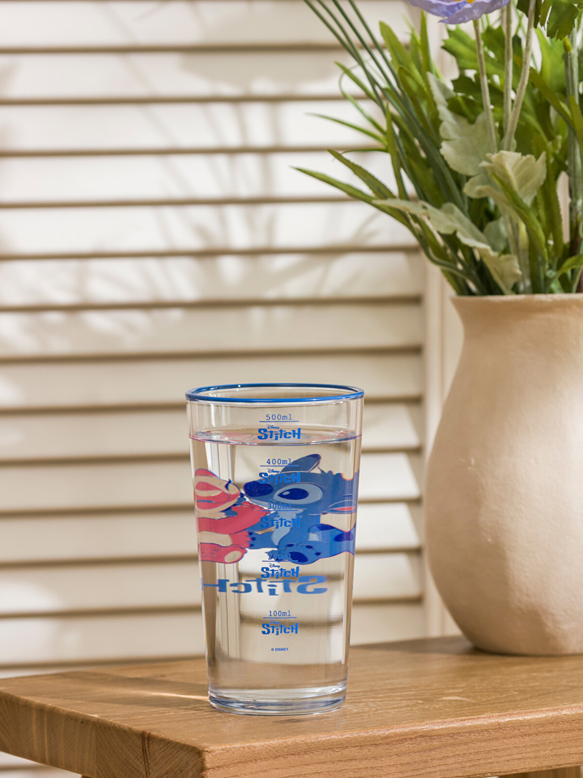 LCW HOME Lilo & Stitch Printed Glass Cup 570 Ml - S6IC58Z8-F9C