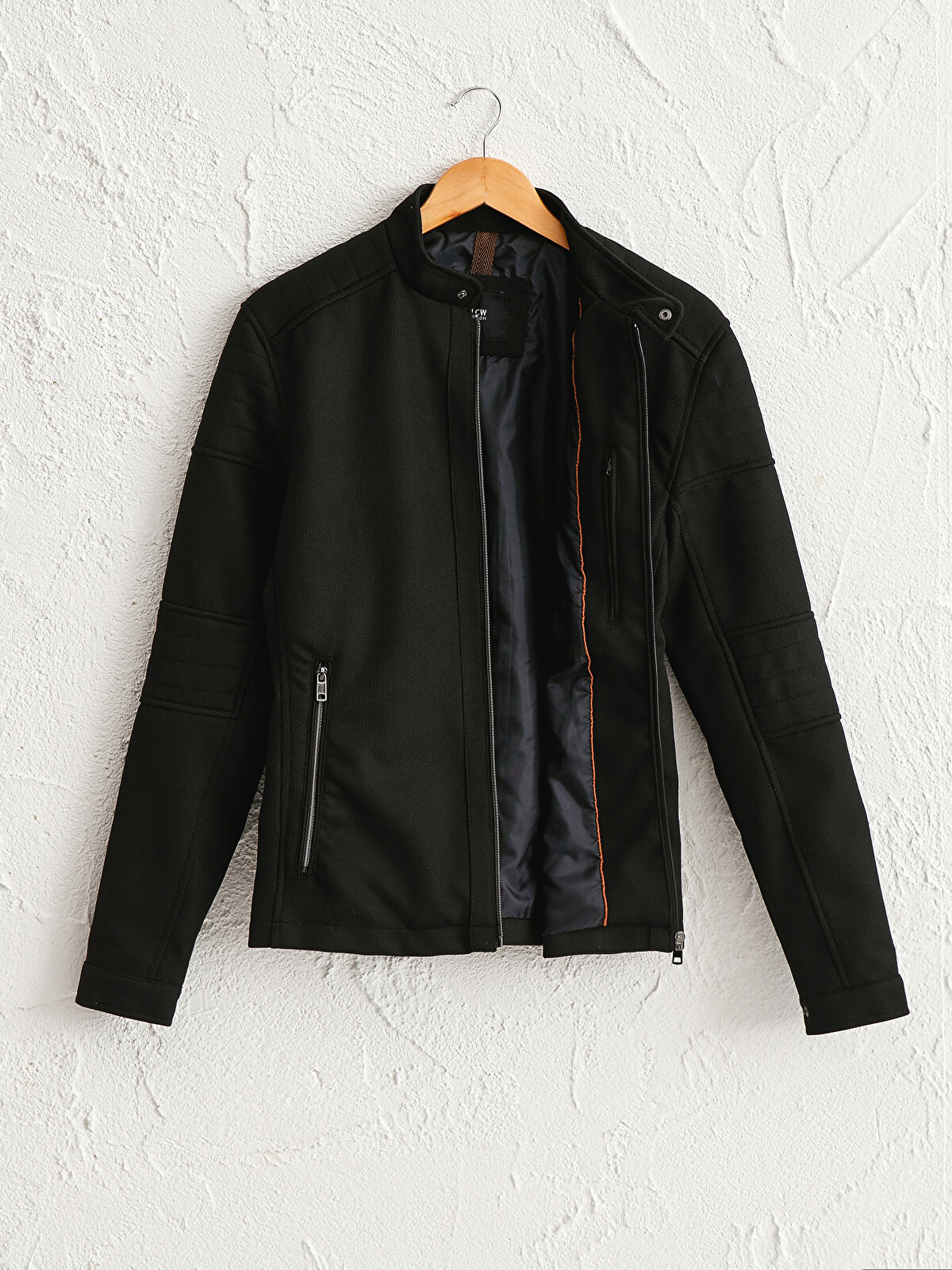 LCW Vision Slim Fit Zippered Thin Coat - 0W0390Z8-CVL | LC Waikiki