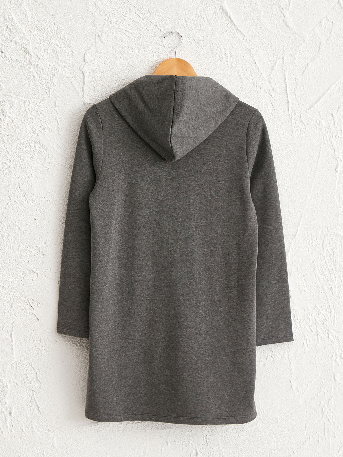 LCWAIKIKI Basic Women's Hoodie Sports Cardigan - 0W3666Z8-D3A | LC