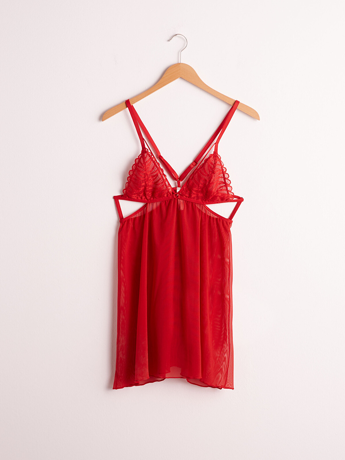 LCW DREAM Lacy Babydoll Nightie - 0WBE97Z8-KYT | LC Waikiki