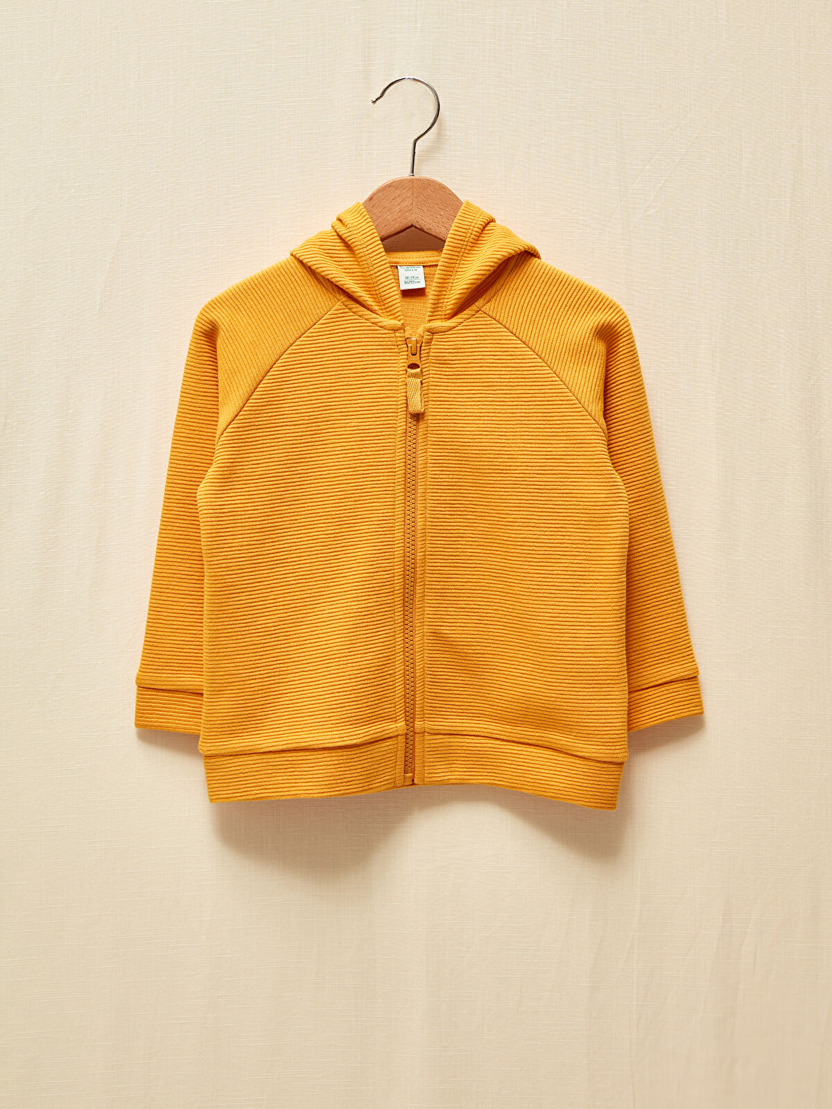 LCW baby Baby Boy Organic Zipper Sweatshirt -0WCL03Z1-GKB