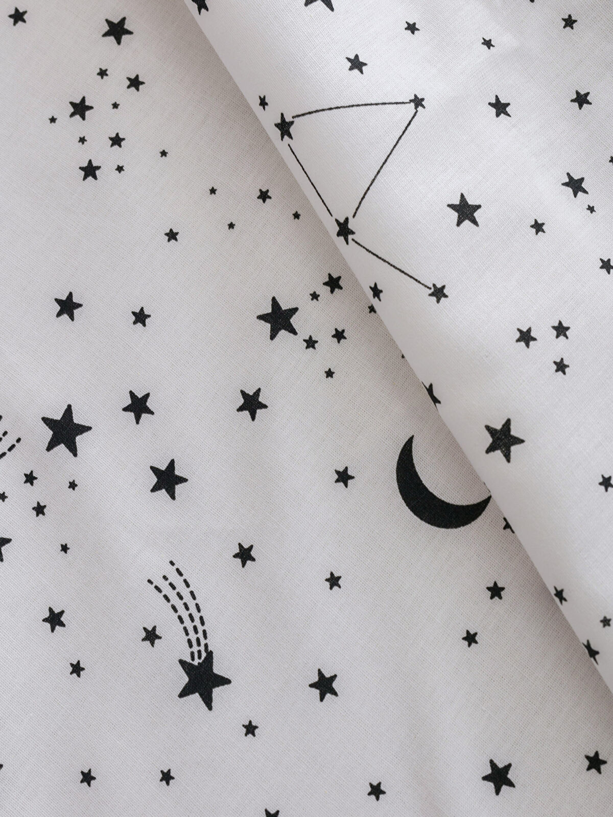 Patterned Cotton Single Bed Sheet 100x200x30 cm -W3FU51Z8