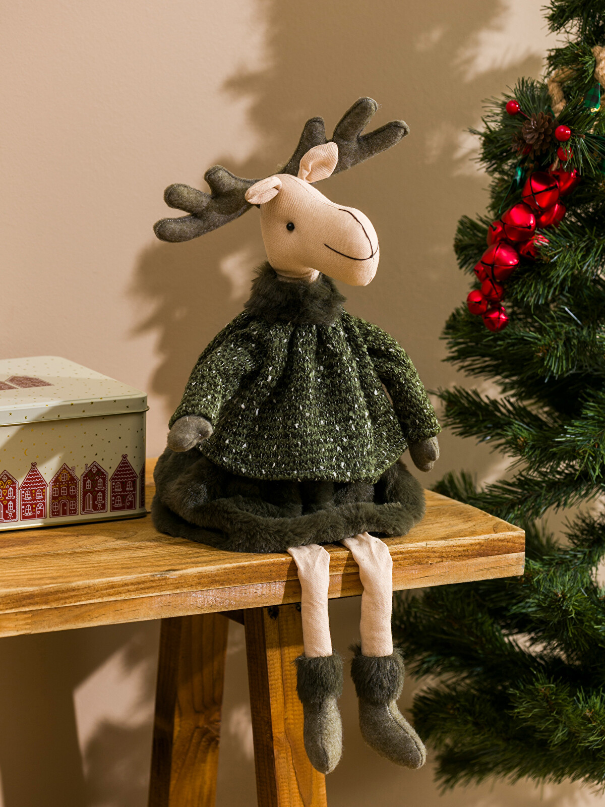 d*9様 DECORTÉ Wildflower Woodland xmas 20 LCW HOME Deer Figured Decorative Object 59 cm - W4FI29Z8-F9C | LC
