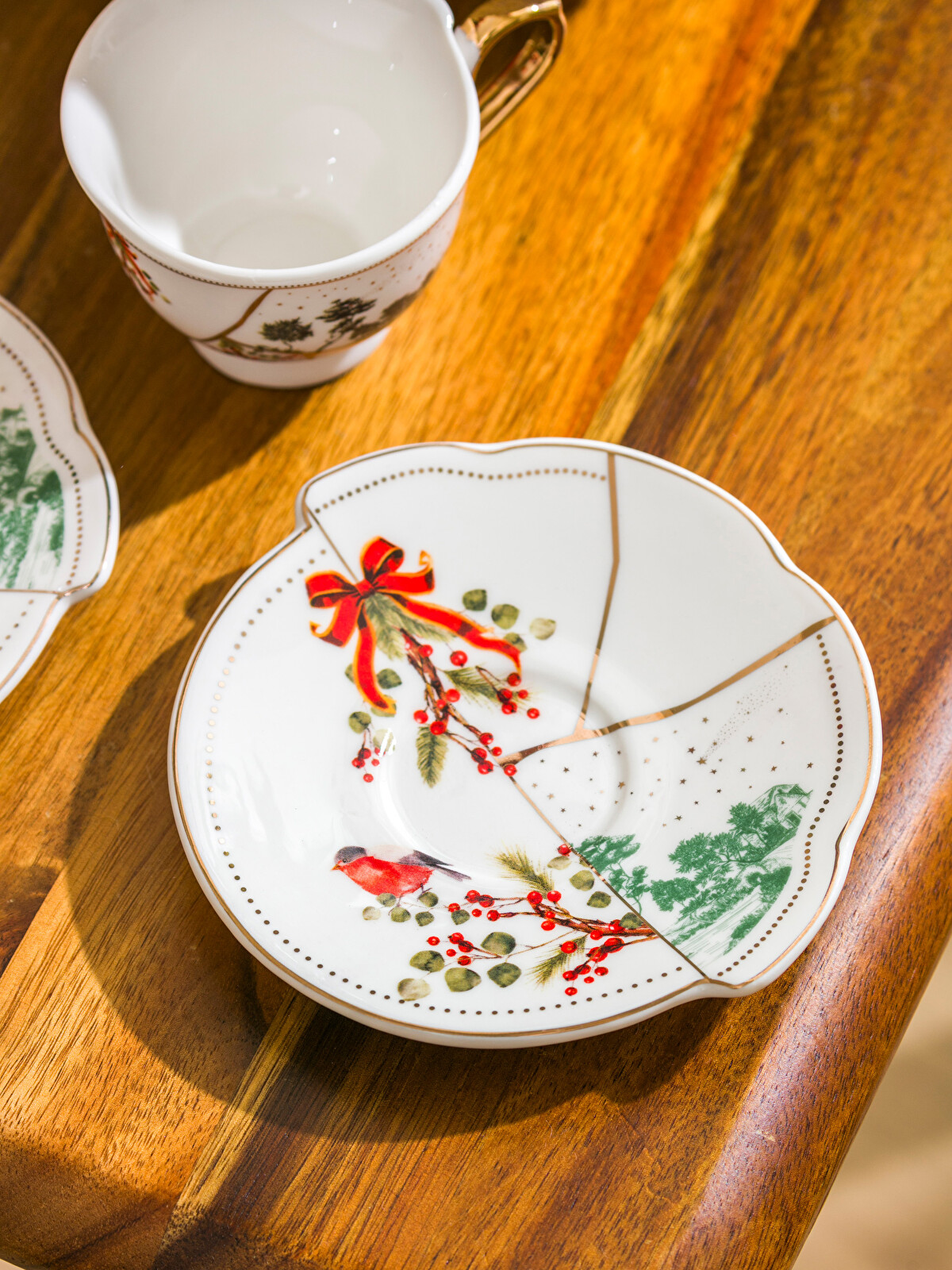 LCW HOME Printed 2-Person Porcelain Coffee Cup Set 90 ml