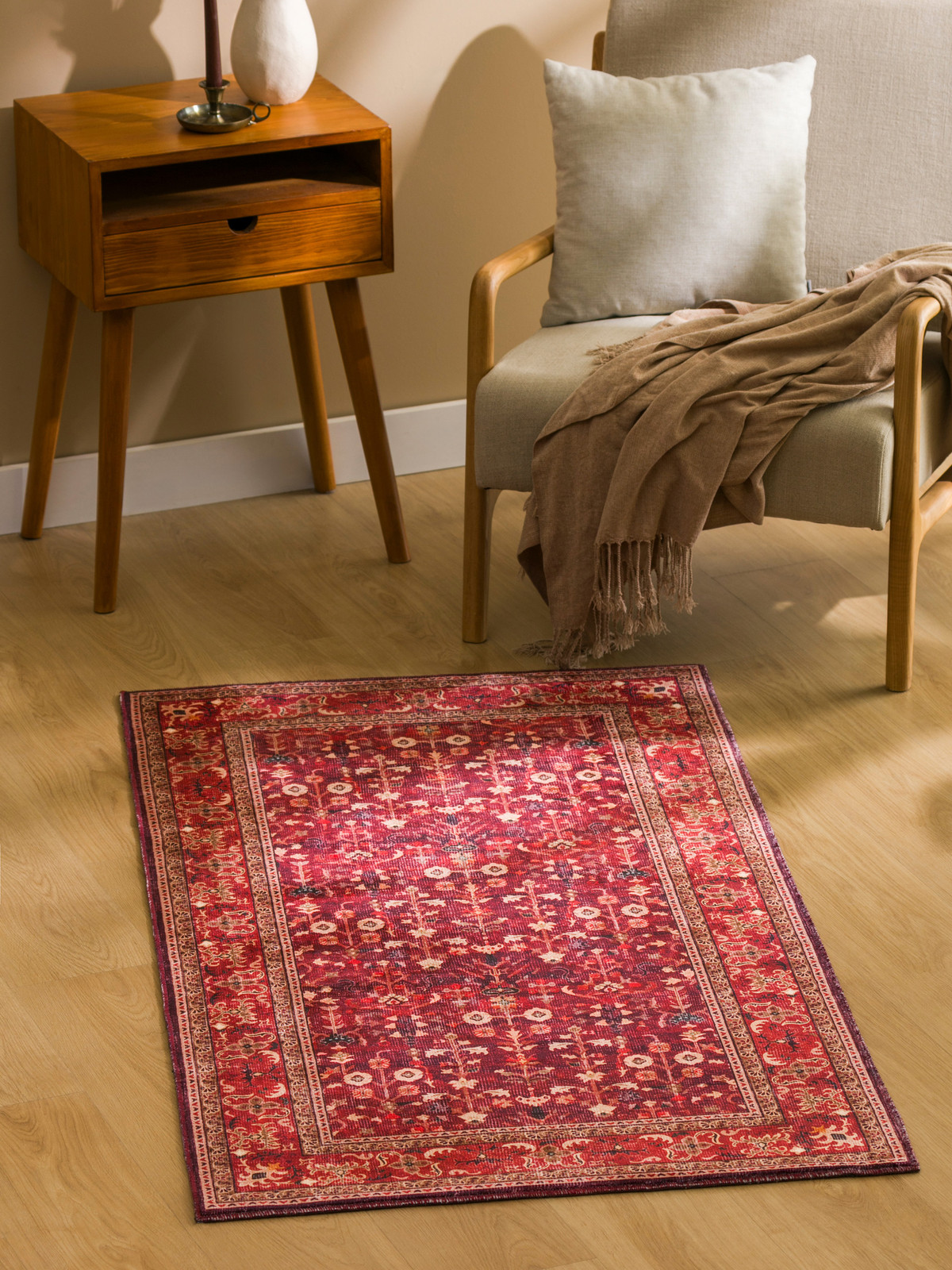 LCW HOME Etnik Baskılı Halı 80x150 Cm - W4IC19Z8-F9C | LC Waikiki