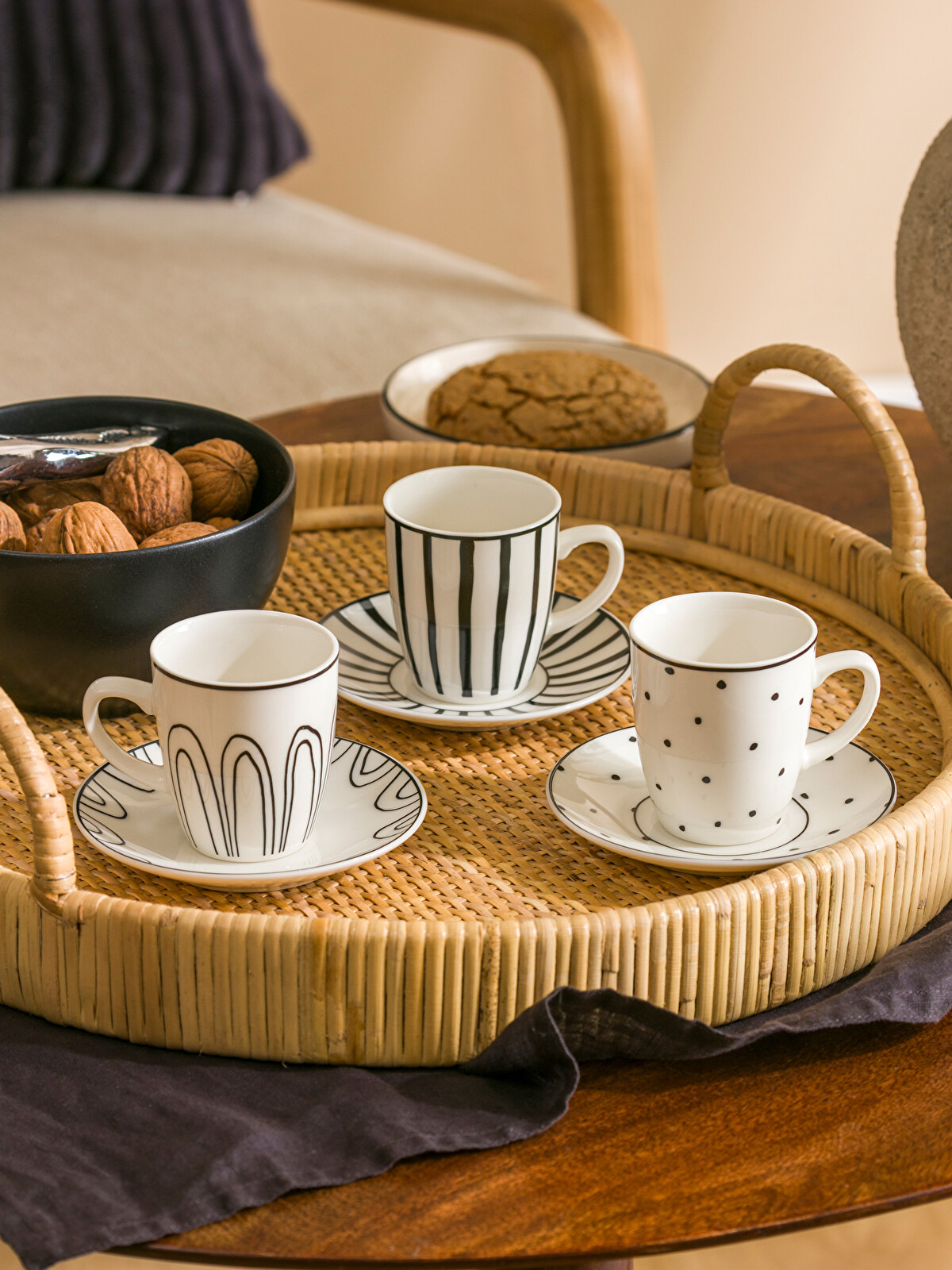 LCW HOME Printed 6 Person Coffee Cup Set 90 Ml - W59687Z8-EL7 | LC