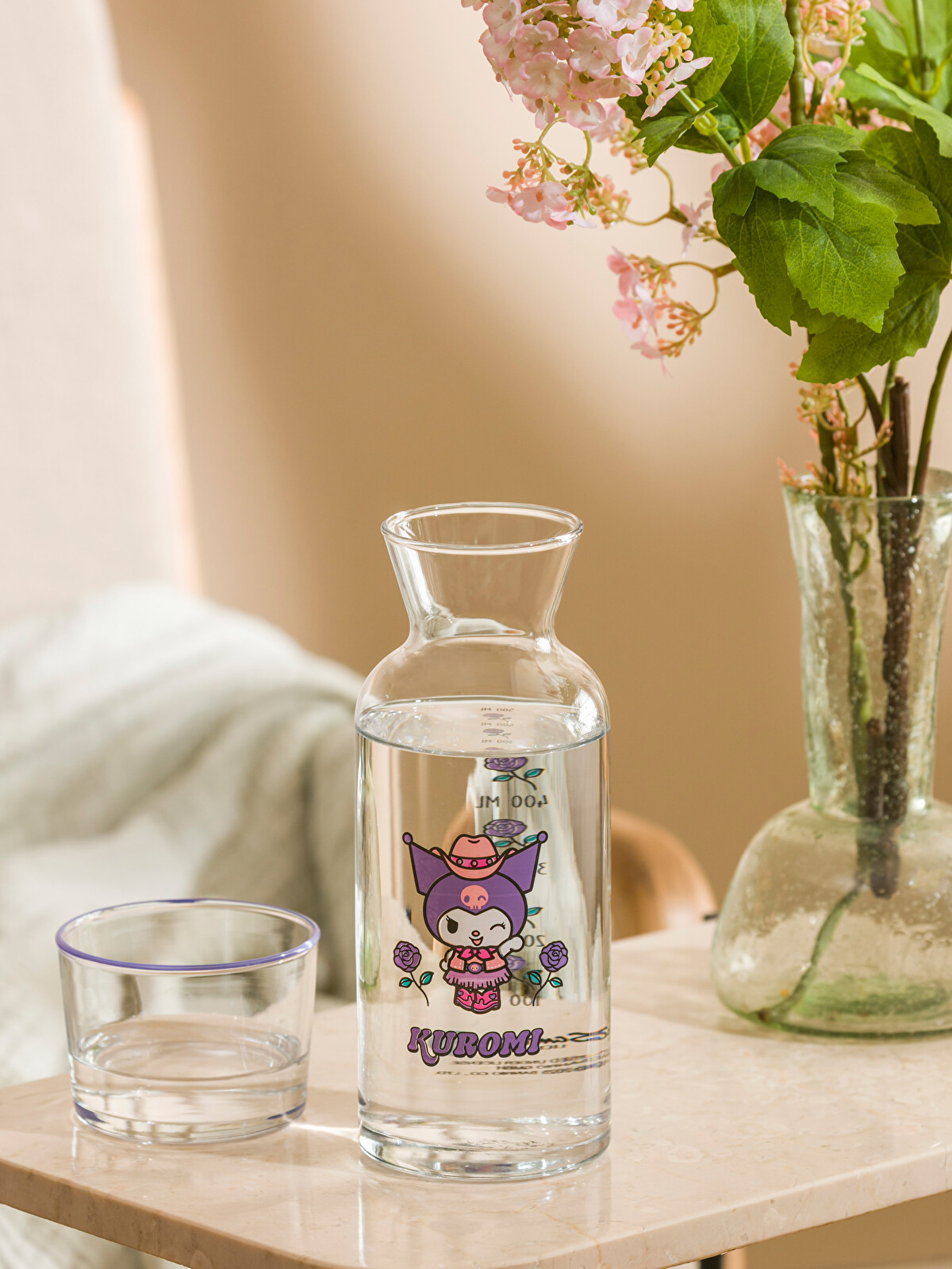 LCW HOME Kuromi Printed Glass Pitcher 700 ml - W5IO37Z8-M0T - LC