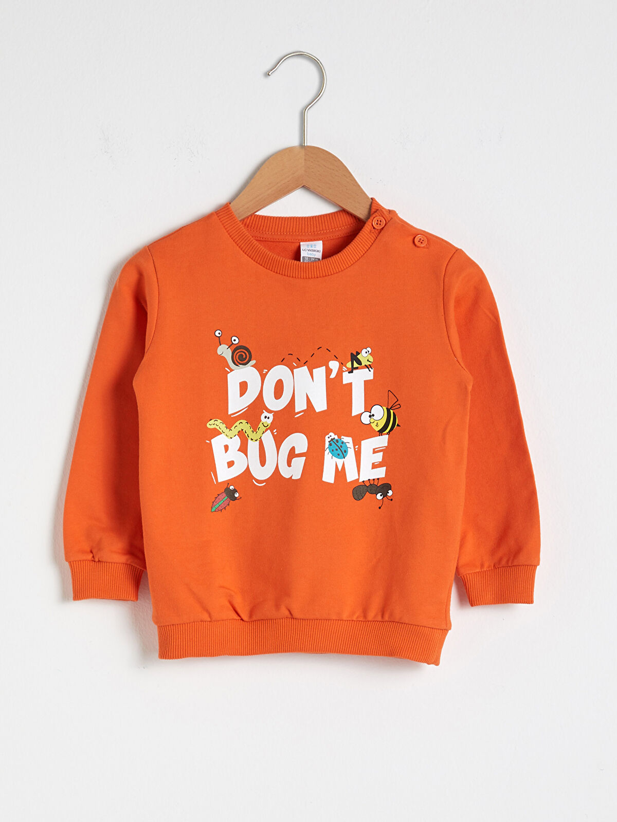 LC Waikiki Baby Boys' Printed Sweatshirt -S13470Z1-GSZ - LC