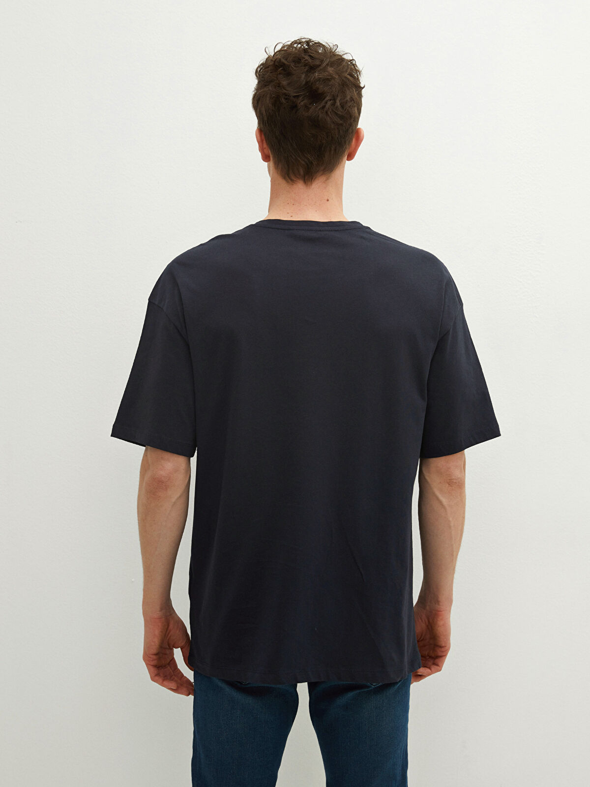 XSIDE Crew Neck Short Sleeve Printed Combed Cotton Men's T