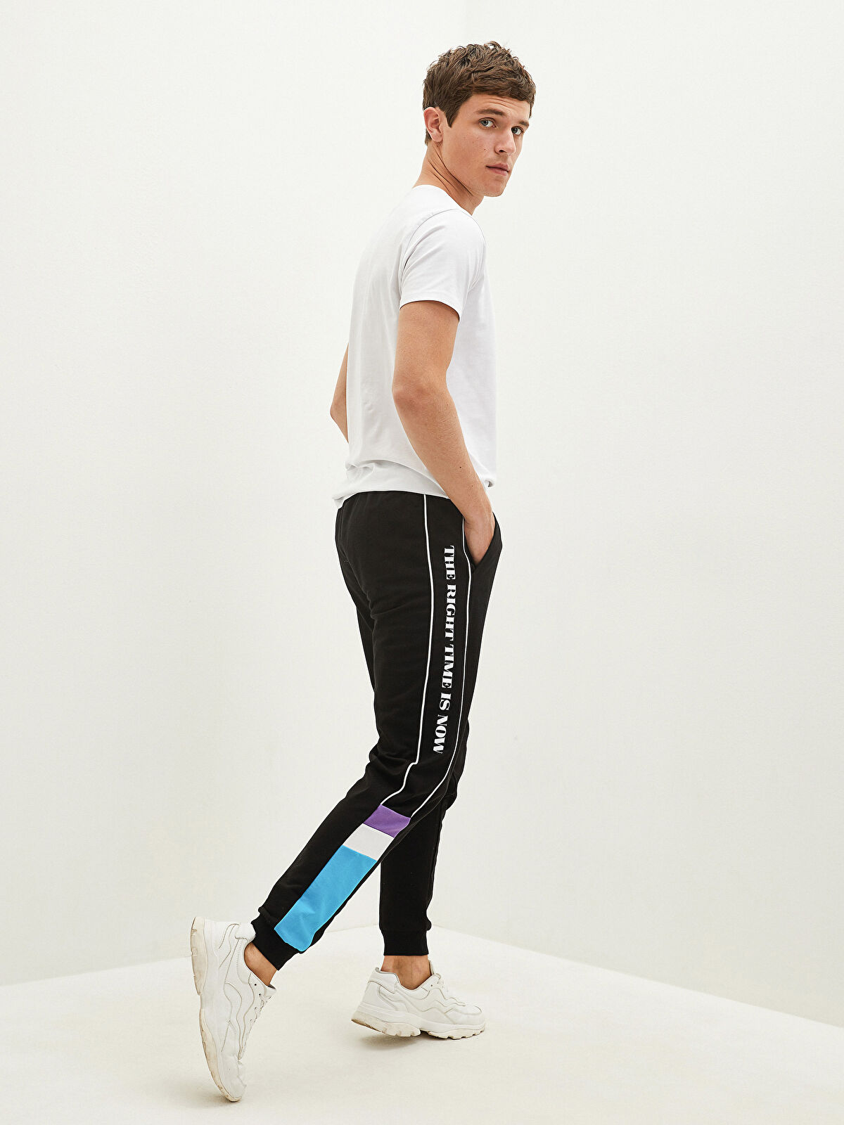 XSIDE Slim Fit Men's Sweatpants -S1H406Z8-CVL - LC Waikiki