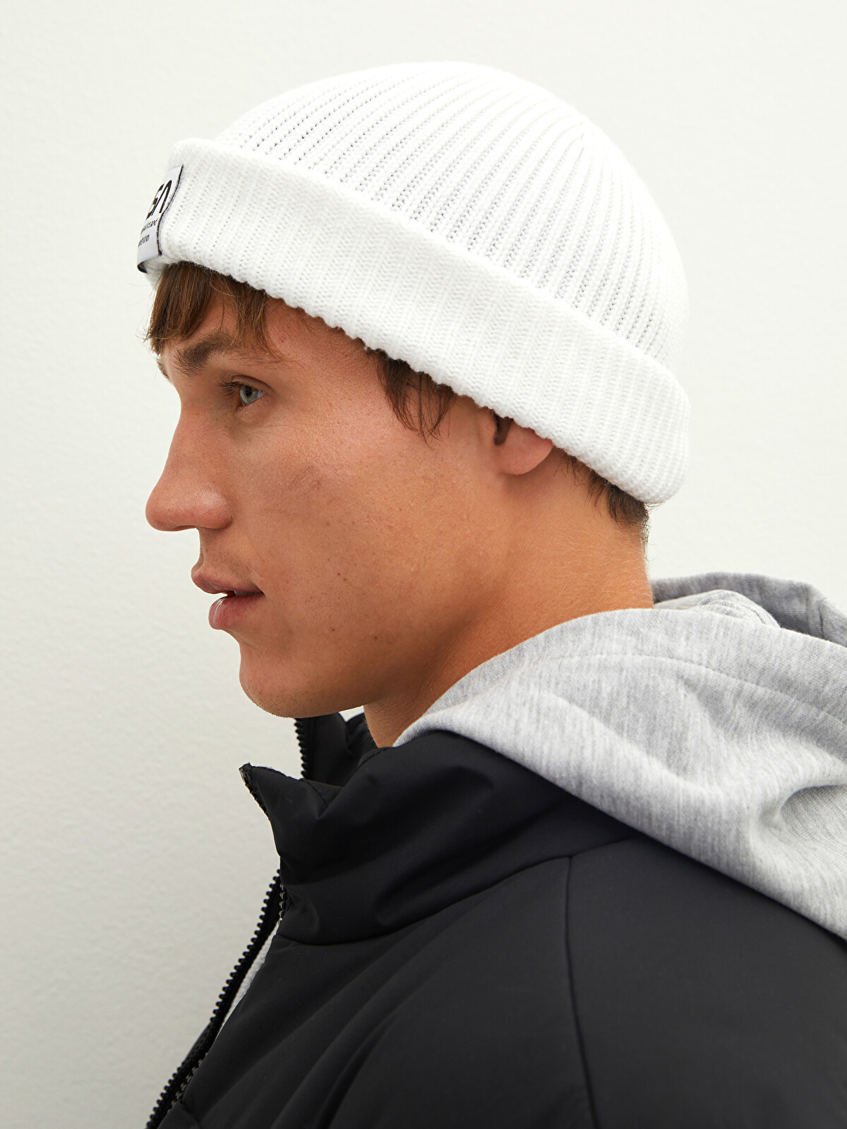 LCW ACCESSORIES Men's Nasa Printed Tricot Beanie - W11334Z8-U7E