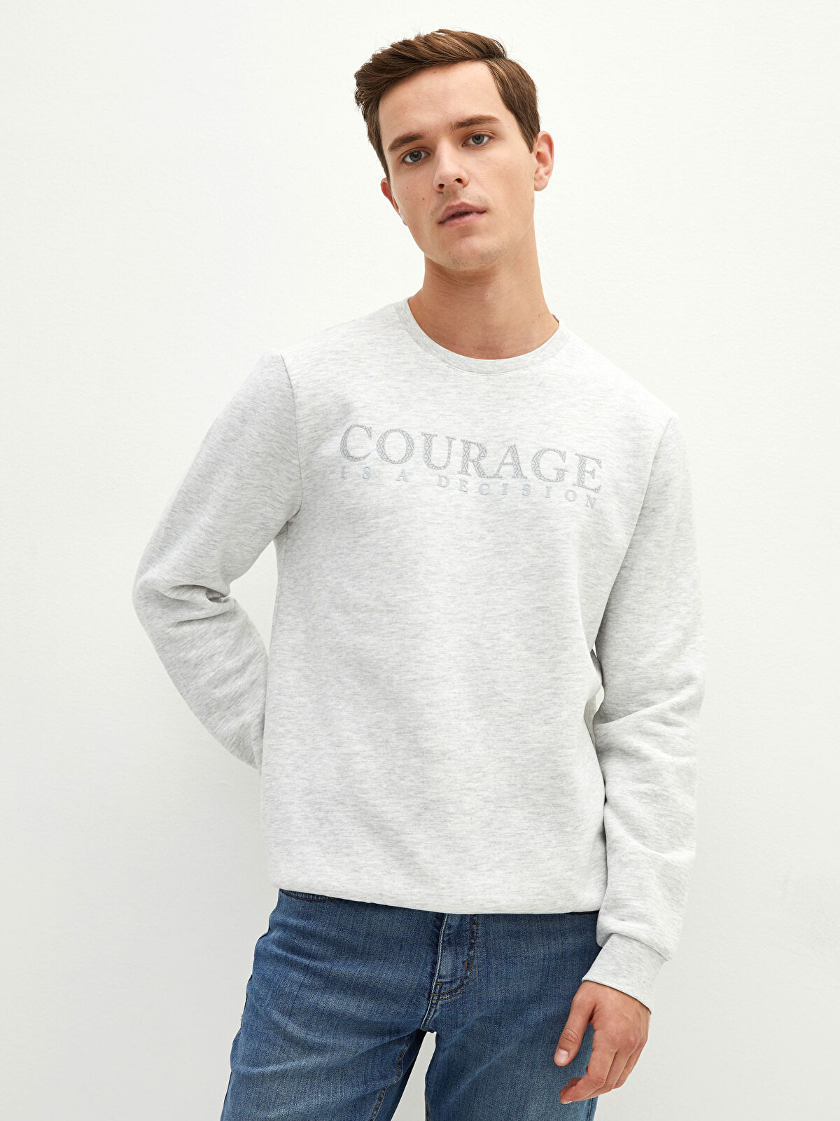 ZIP UP LIGHT STRETCH SHIRTS サイズL白 XSIDE Long Sleeve Printed Thick Men's Hoodie -W15926Z8-Q6K