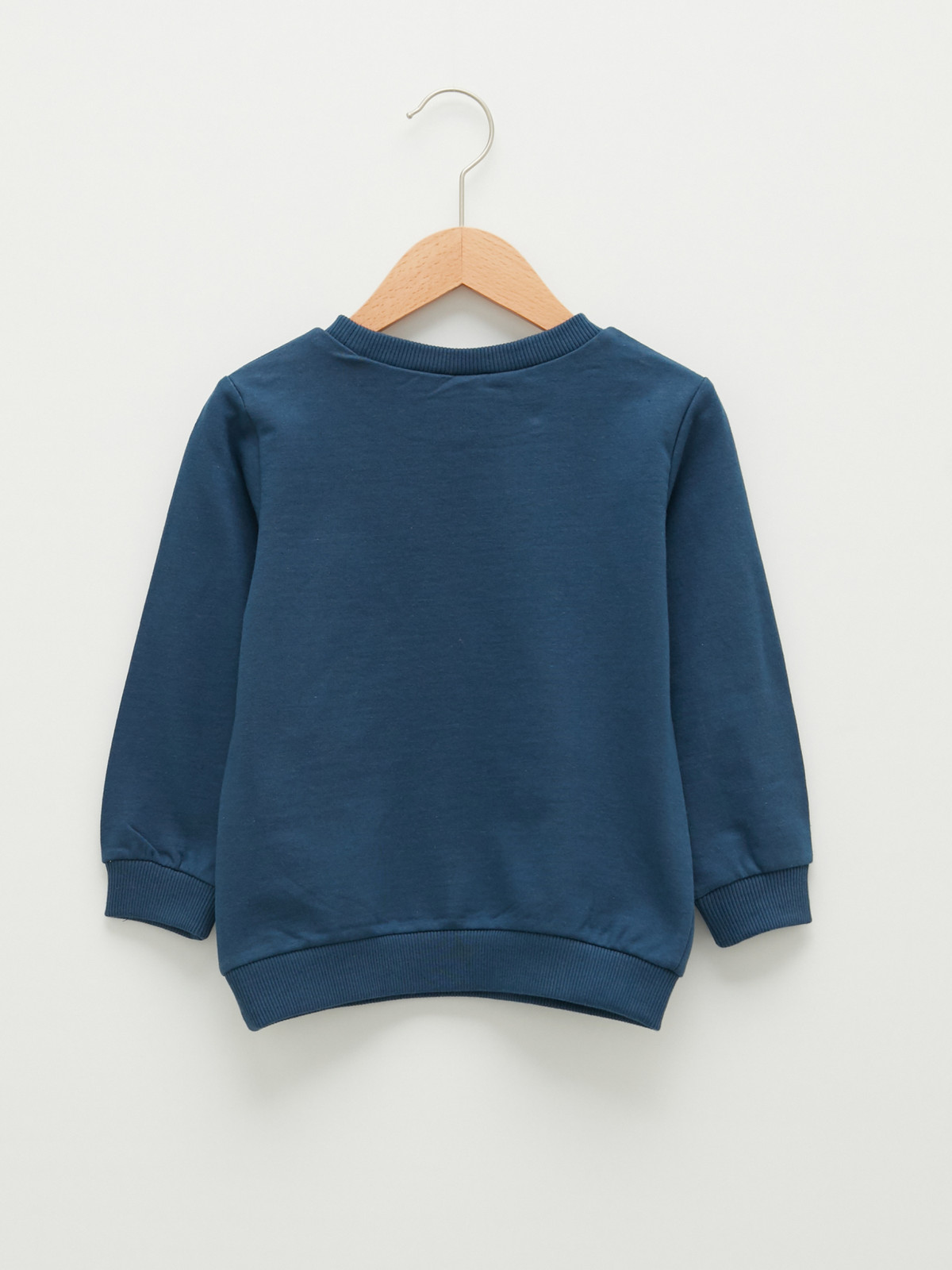 LCW baby Bisiklet Yaka Uzun Kollu Baskılı Erkek Bebek Sweatshirt