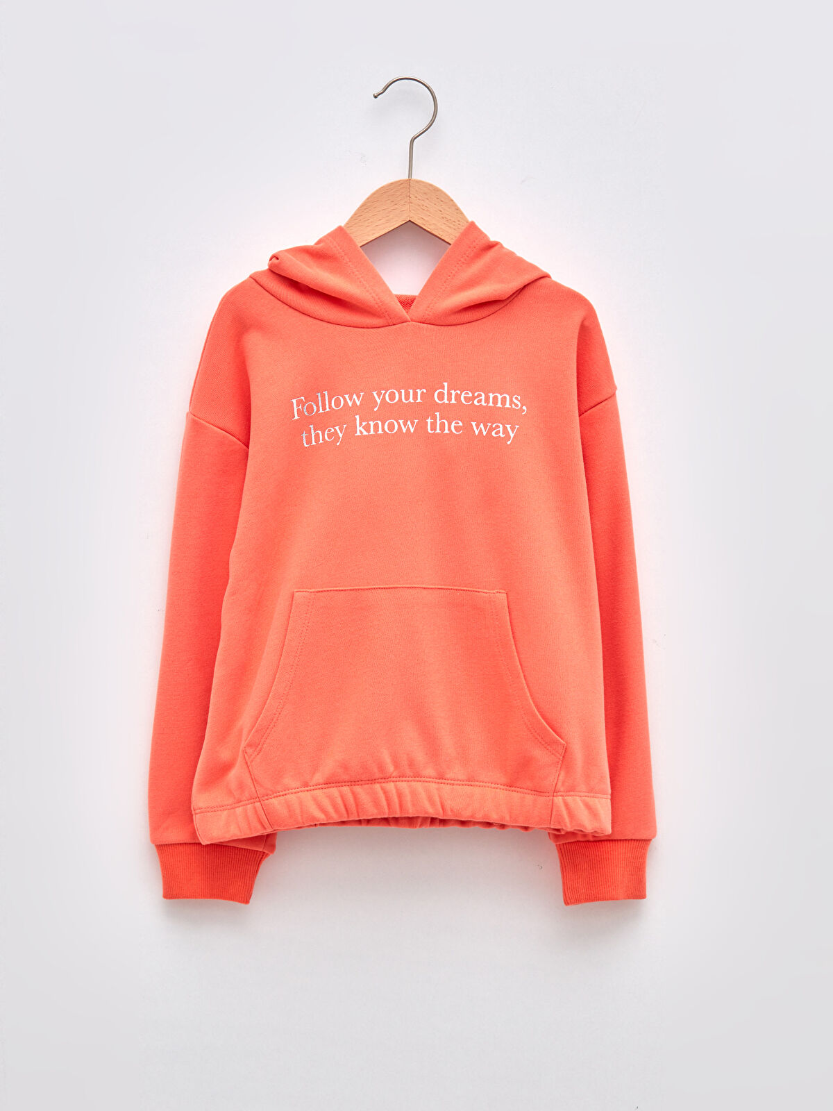 ゆき☺︎‬♥‪☺︎‬‪☺︎‬ LCW Kids Hooded Printed Long Sleeve Girls' Sweatshirt