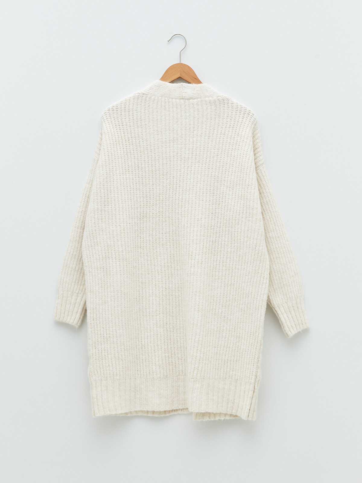 LCW Vision Shawl Collar Plain Long Sleeve Women's Knitwear