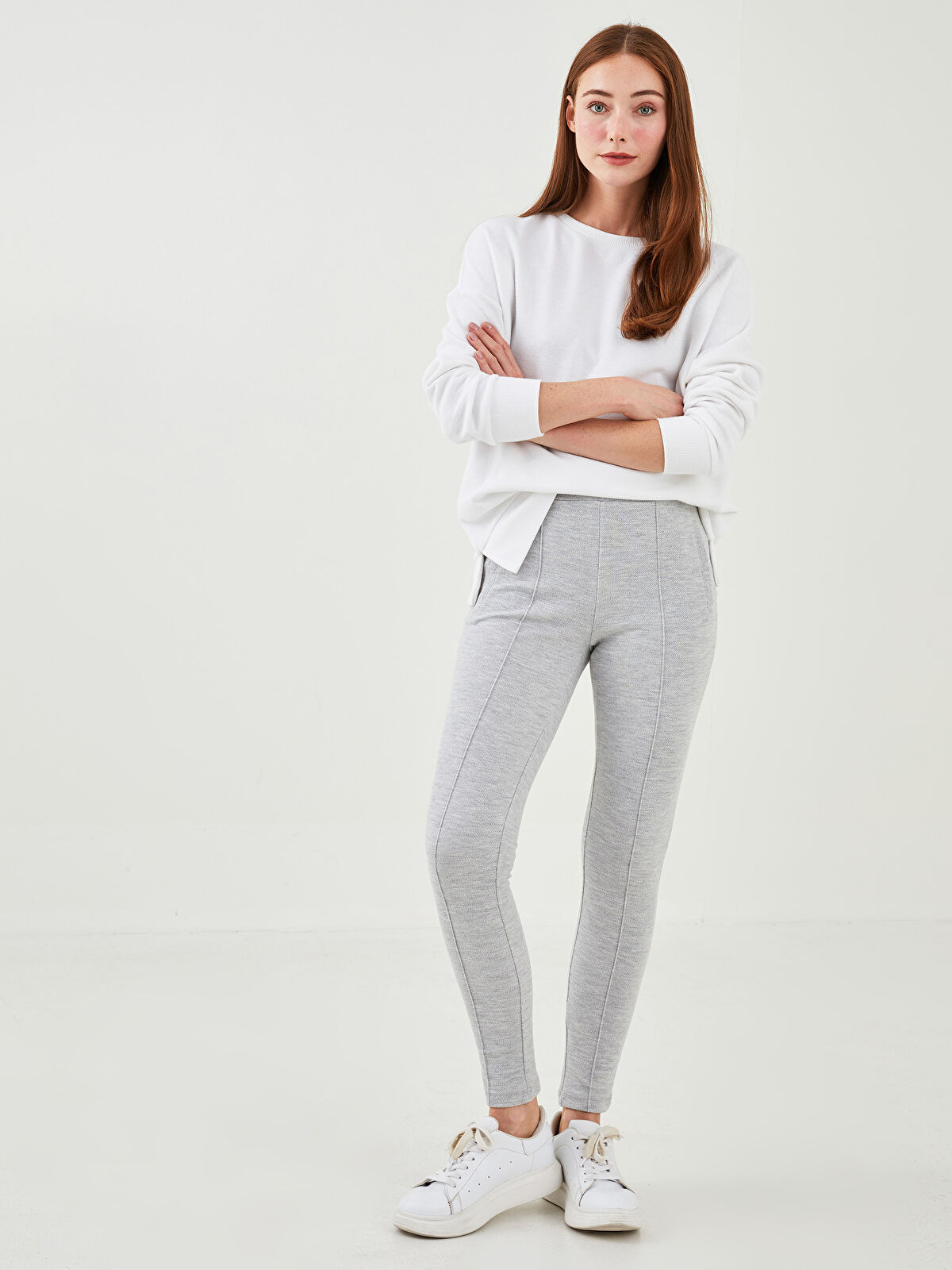 LCWAIKIKI Classic Women's Elastic Waist Slim Fit Pocket