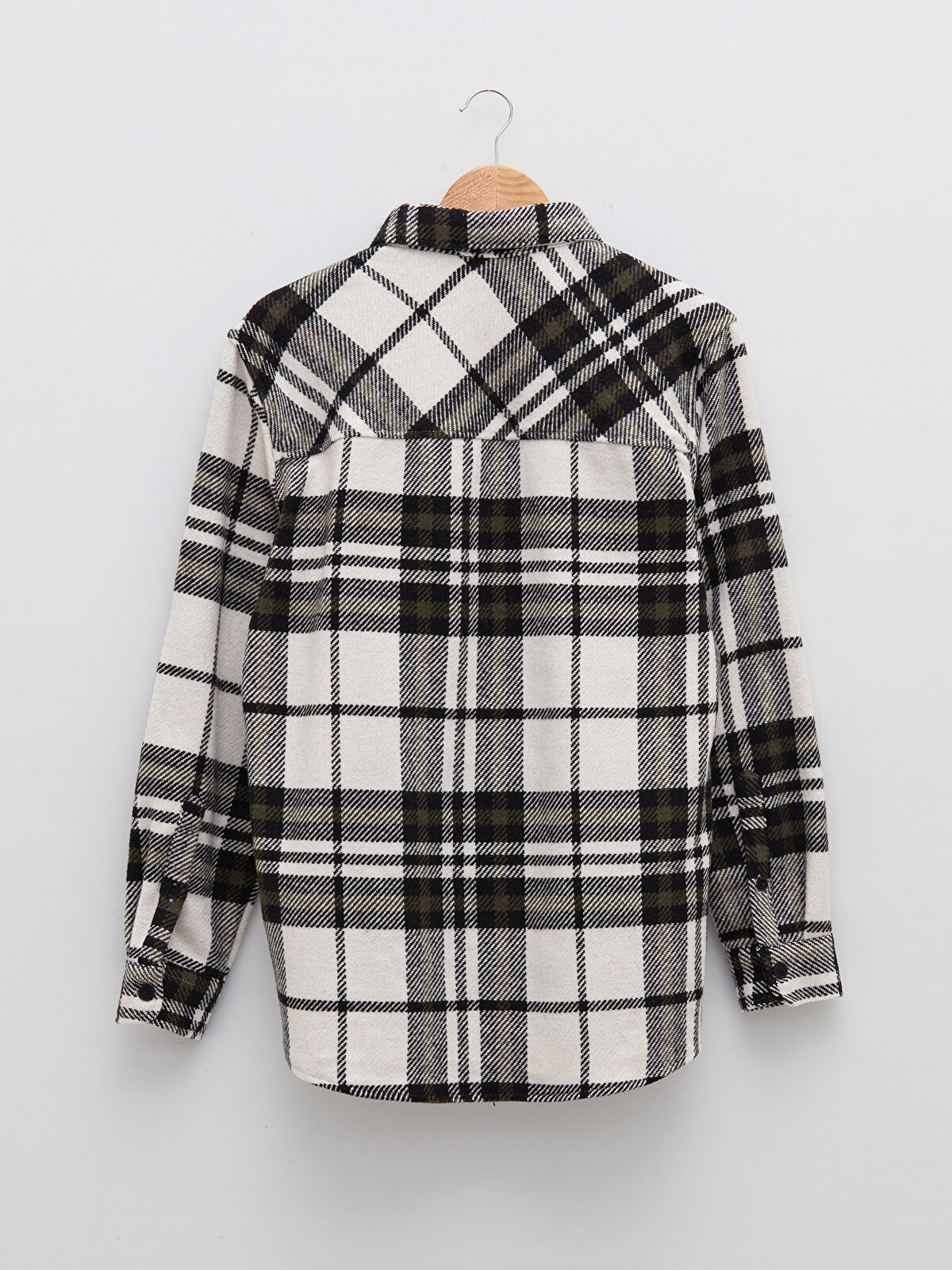 お取り置き　海外XS XSIDE Regular Fit Long Sleeve Plaid Men's Flannel Shirt
