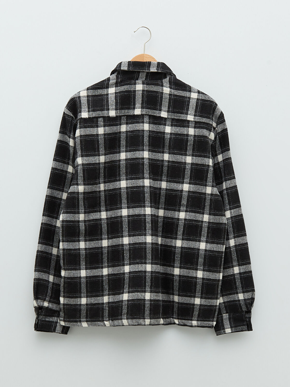 XSIDE Regular Fit Long Sleeve Plaid Men's Flannel Shirt