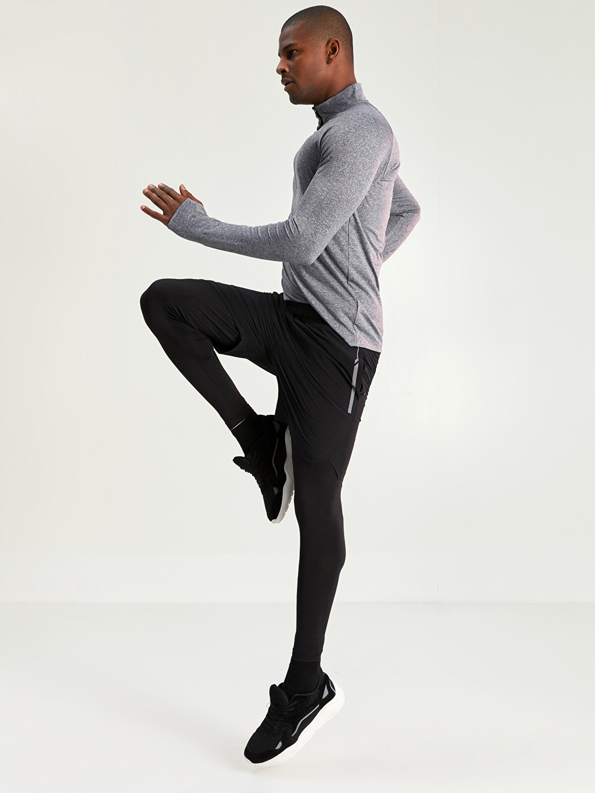 XSIDE ACTIVE Slim Fit Men's Sports Tights Shorts - W1KS66Z8-CVL