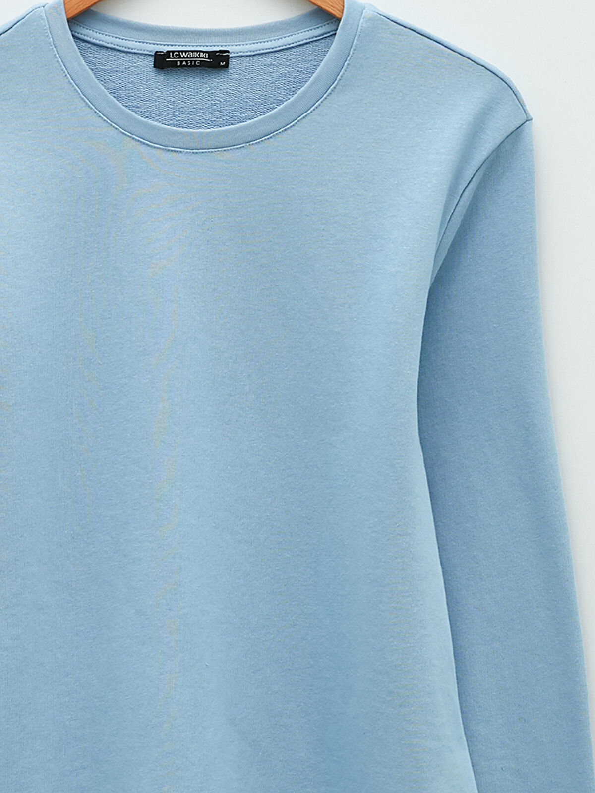 【Hazzz対応中】 SSA モノキニ　ブルー　Lサイズ LCWAIKIKI Basic Crew Neck Long Sleeve Men's Sweatshirt