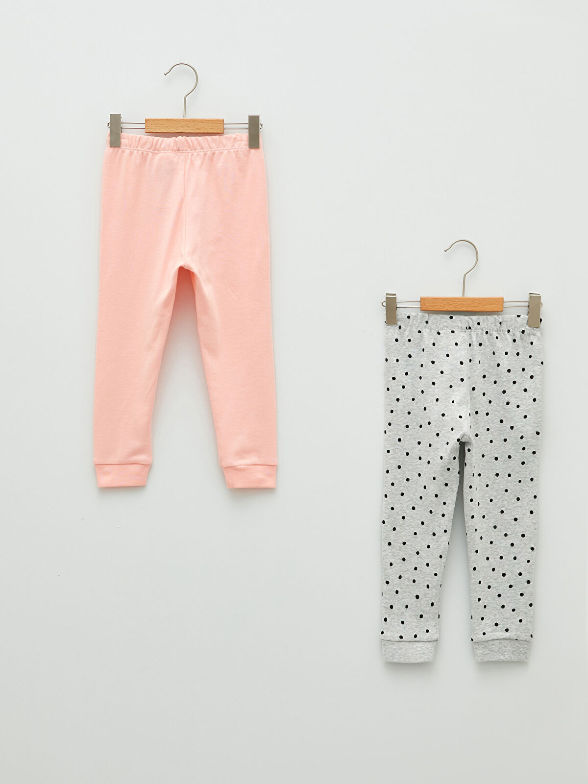 LCW baby Elasticated Waist Baby Girls' Pyjama Bottoms 2 Pack