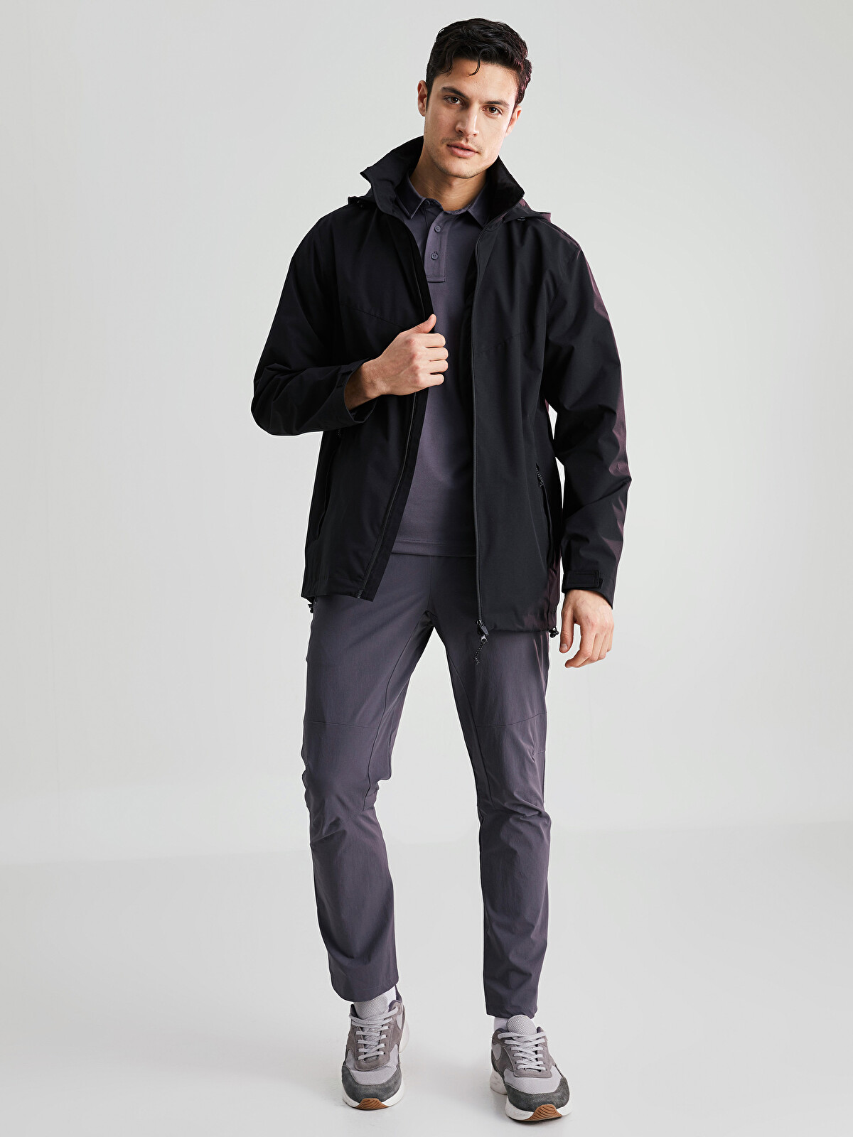 XSIDE ACTIVE Regular Fit Hooded Men's Raincoat - S22472Z8-J0F | LC