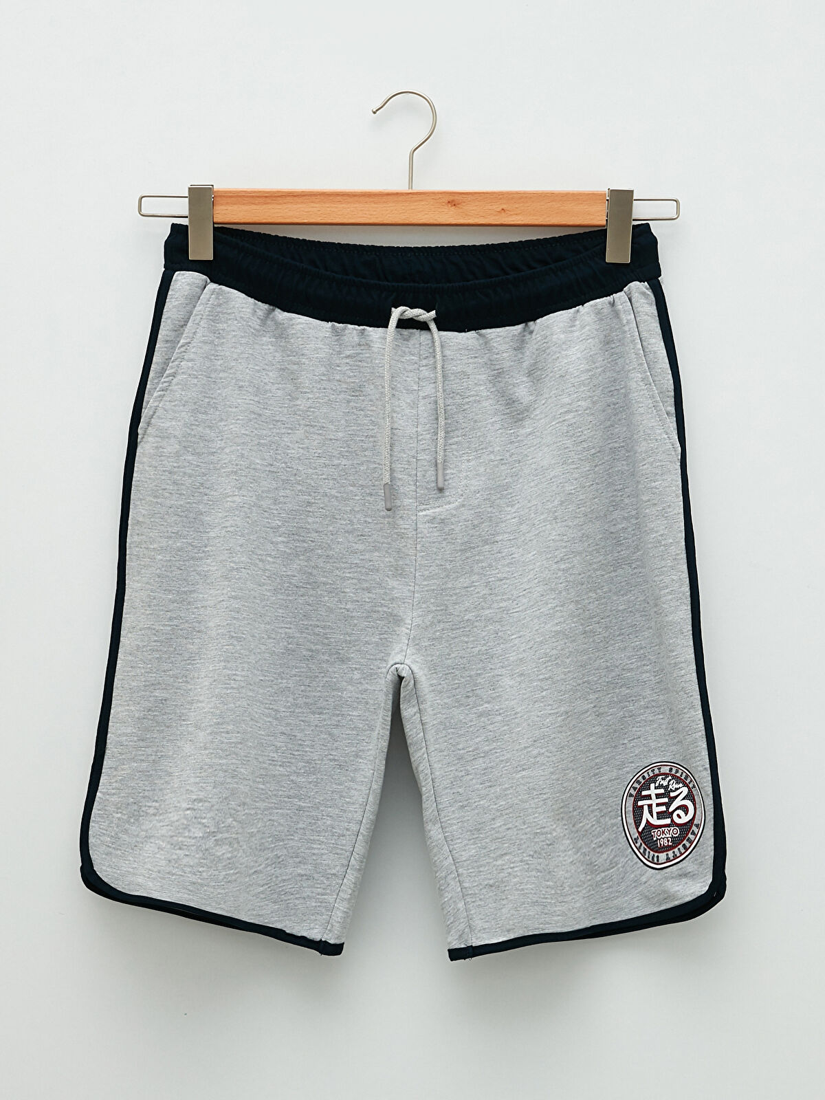 ショートパンツ Siyazu SIPT7072 Banding shorts_Light gray LC WAIKIKI Standard Fit Men's Pyjama Bottom Shorts -S23465Z8