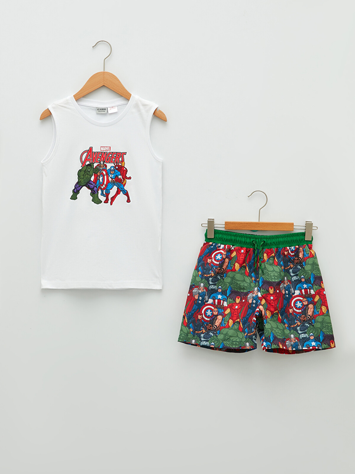 ☆marsan☆ LCW Kids Комплект Шорт Athlete И Marine С Принтом Мстителей И