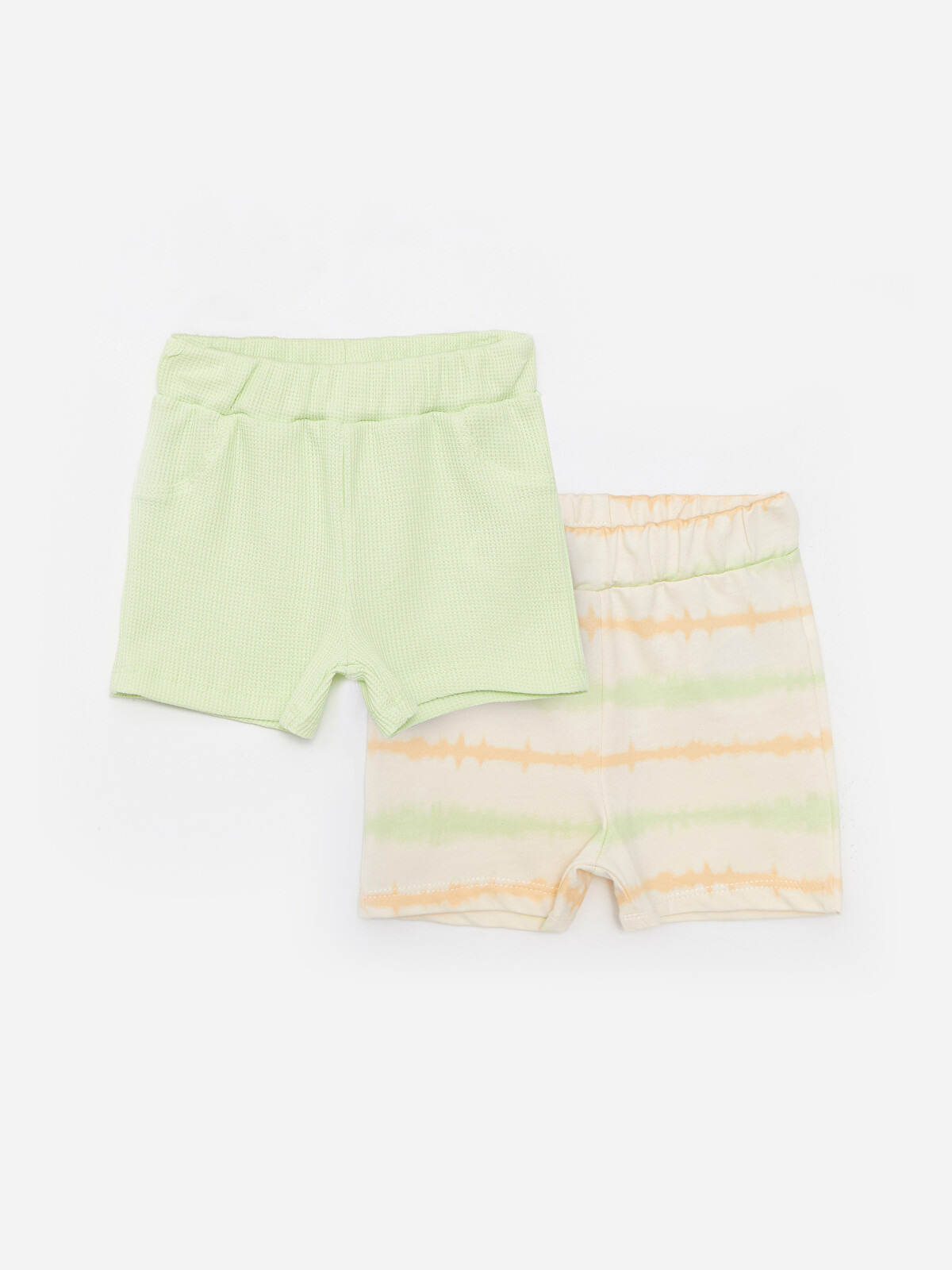 LCW baby Elasticated Waist Baby Boys' Shorts 2 Pack - S2AU78Z1-SB8