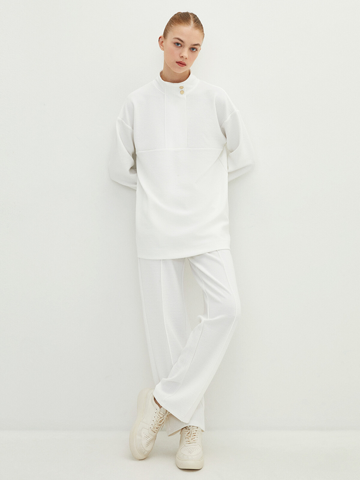 LCW Modest Elastic Waist Regular Pocket Detailed Women's