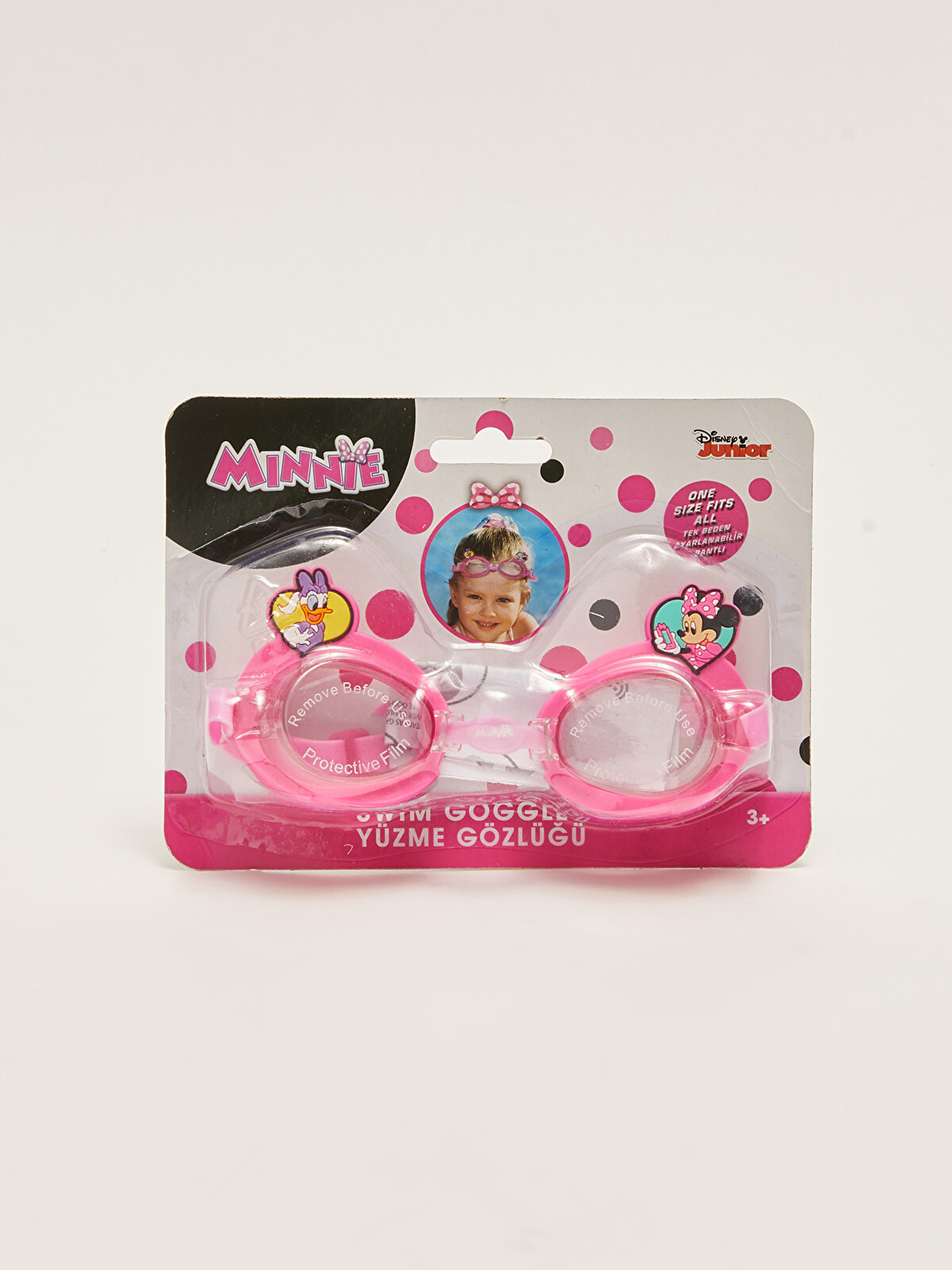 LCW JOY Minnie Mouse Lisanslı Kız Çocuk Deniz Gözlüğü - S2CE64Z4