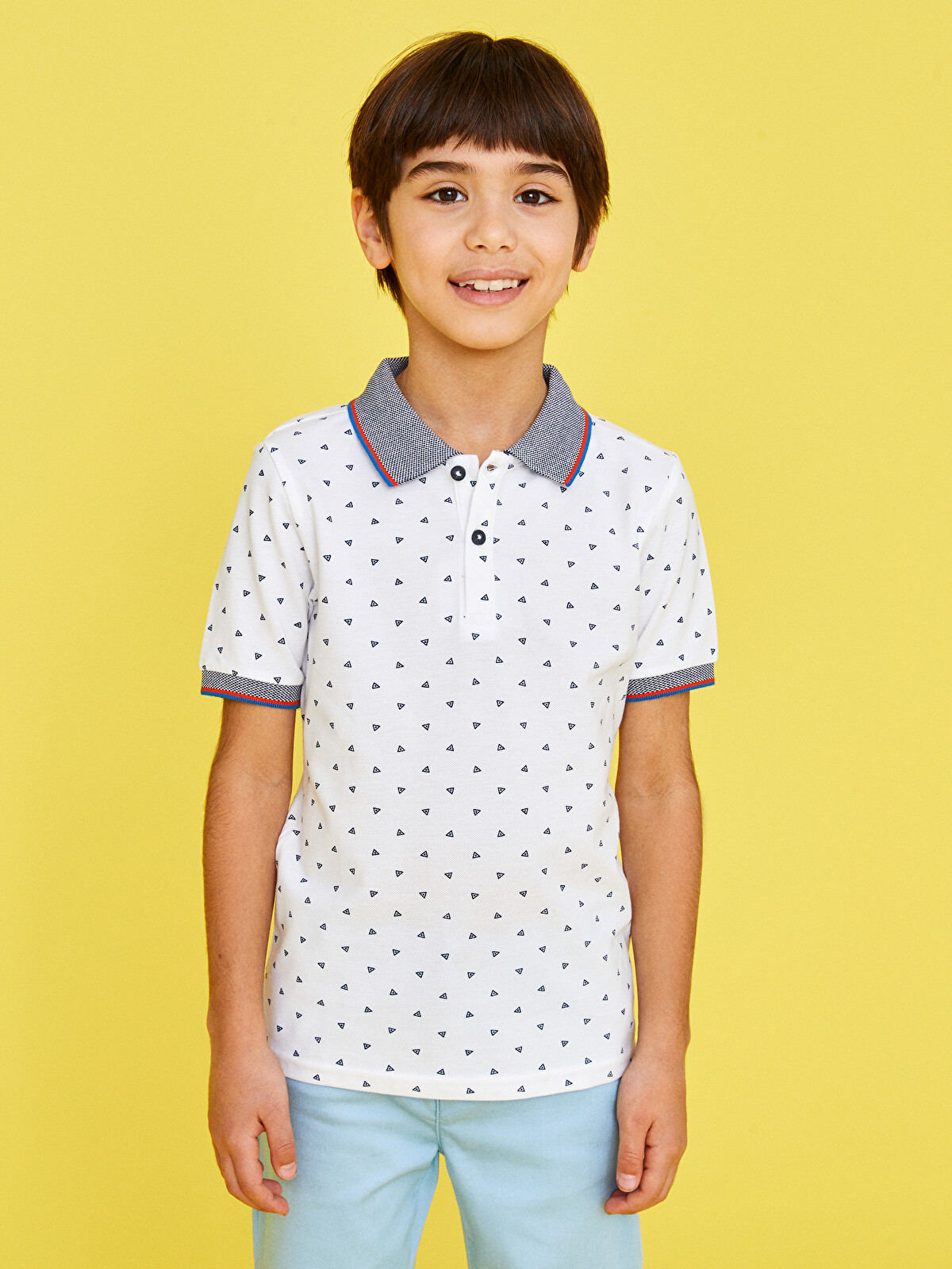 LCW Kids Штани хлопчикам з твілу, слім-фіт, прості - S2DO58Z4-JUL