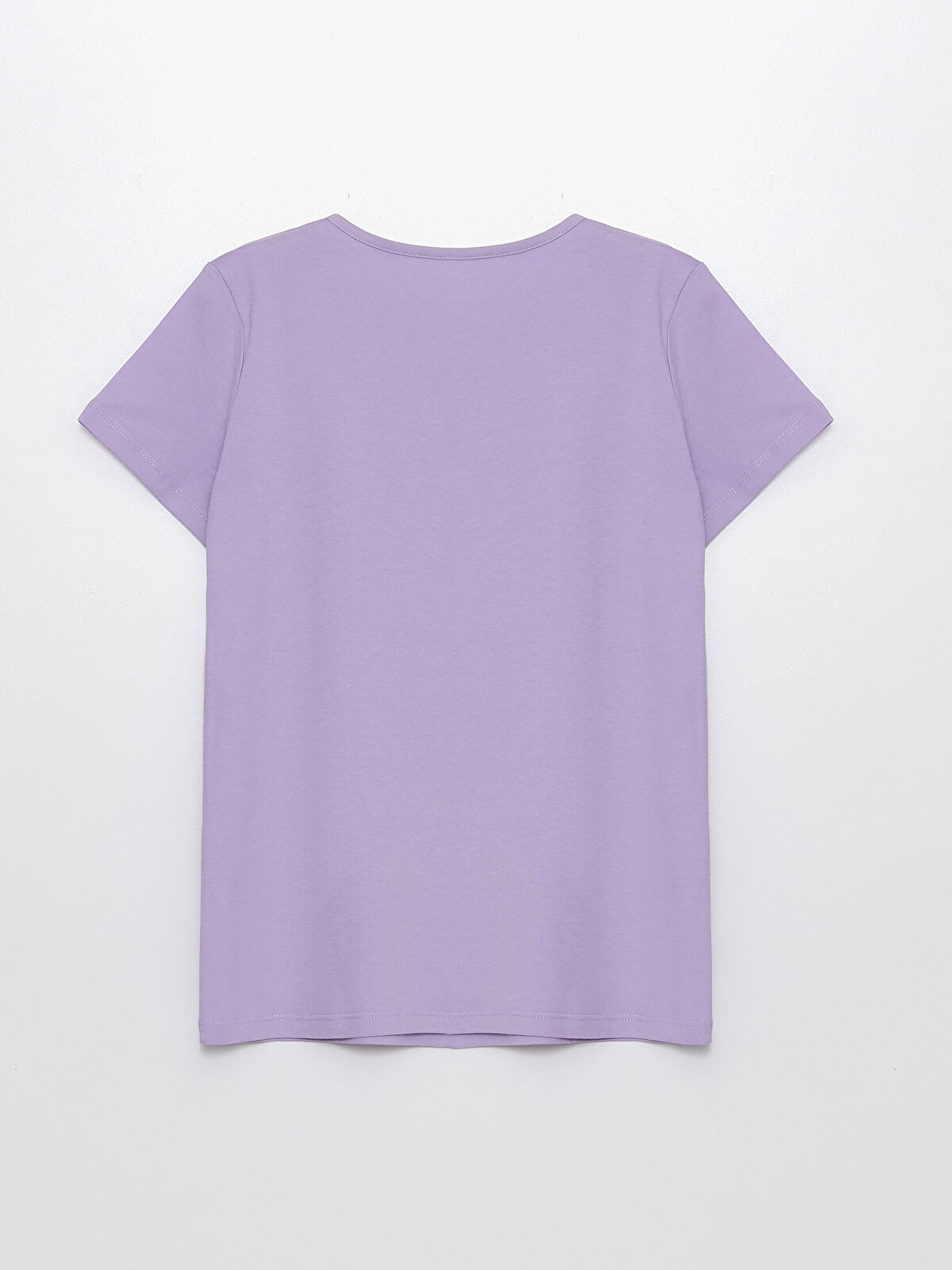LCW Kids Crew Neck Printed Short Sleeve Girls' T-Shirt