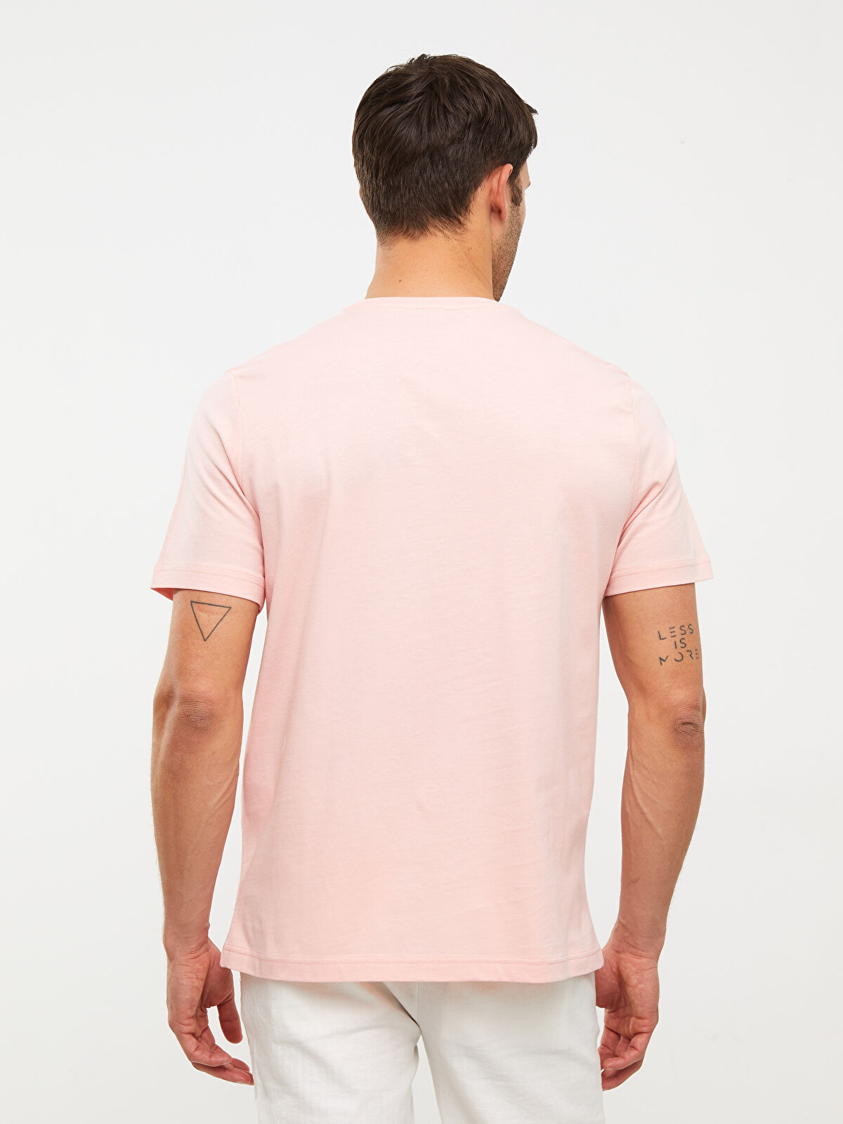 【SATIIIZ】Velcro Printed Short-Sleeved T-shirt SOUTHBLUE Crew Neck Short Sleeve Printed Combed Cotton Men's