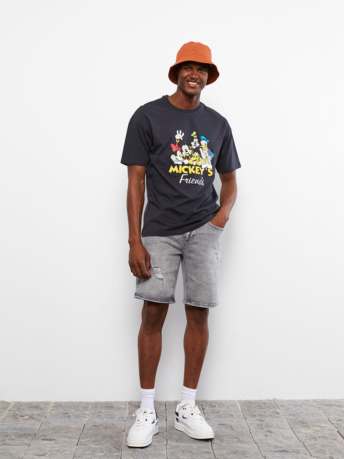 Micky LCW Vision Crew Neck Mickey Mouse Printed Long Sleeve