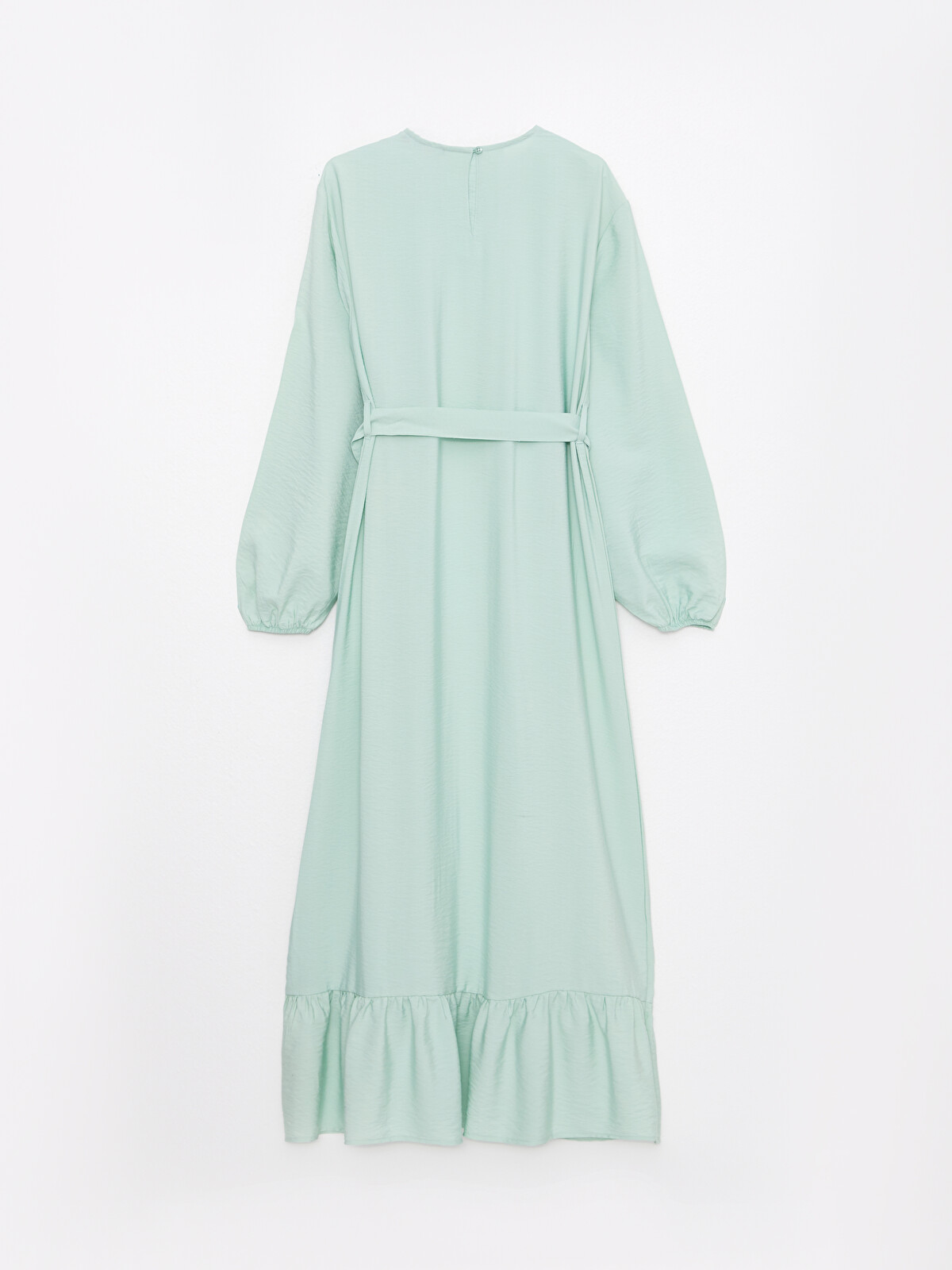 LCW Modest Crew Neck Plain Long Sleeve Women's Dress - S2IY72Z8
