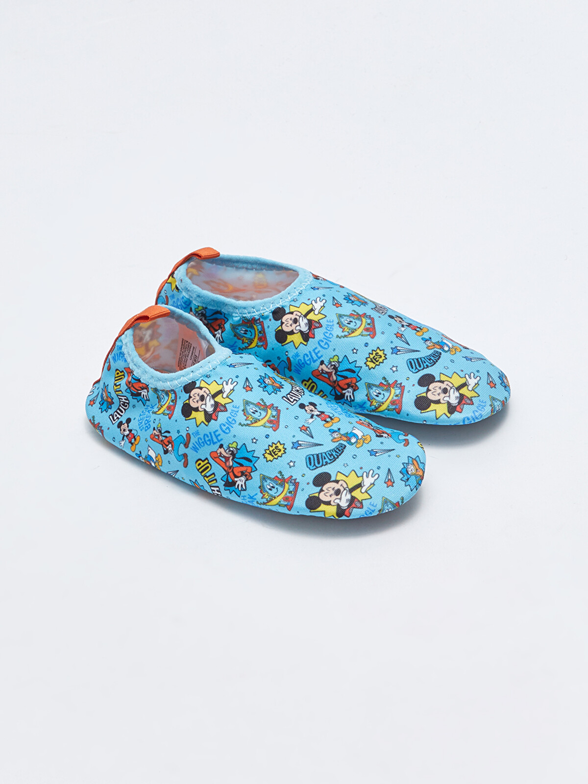 LCW STEPS Mickey Mouse Lisanslı Erkek Bebek Deniz Ayakkabısı